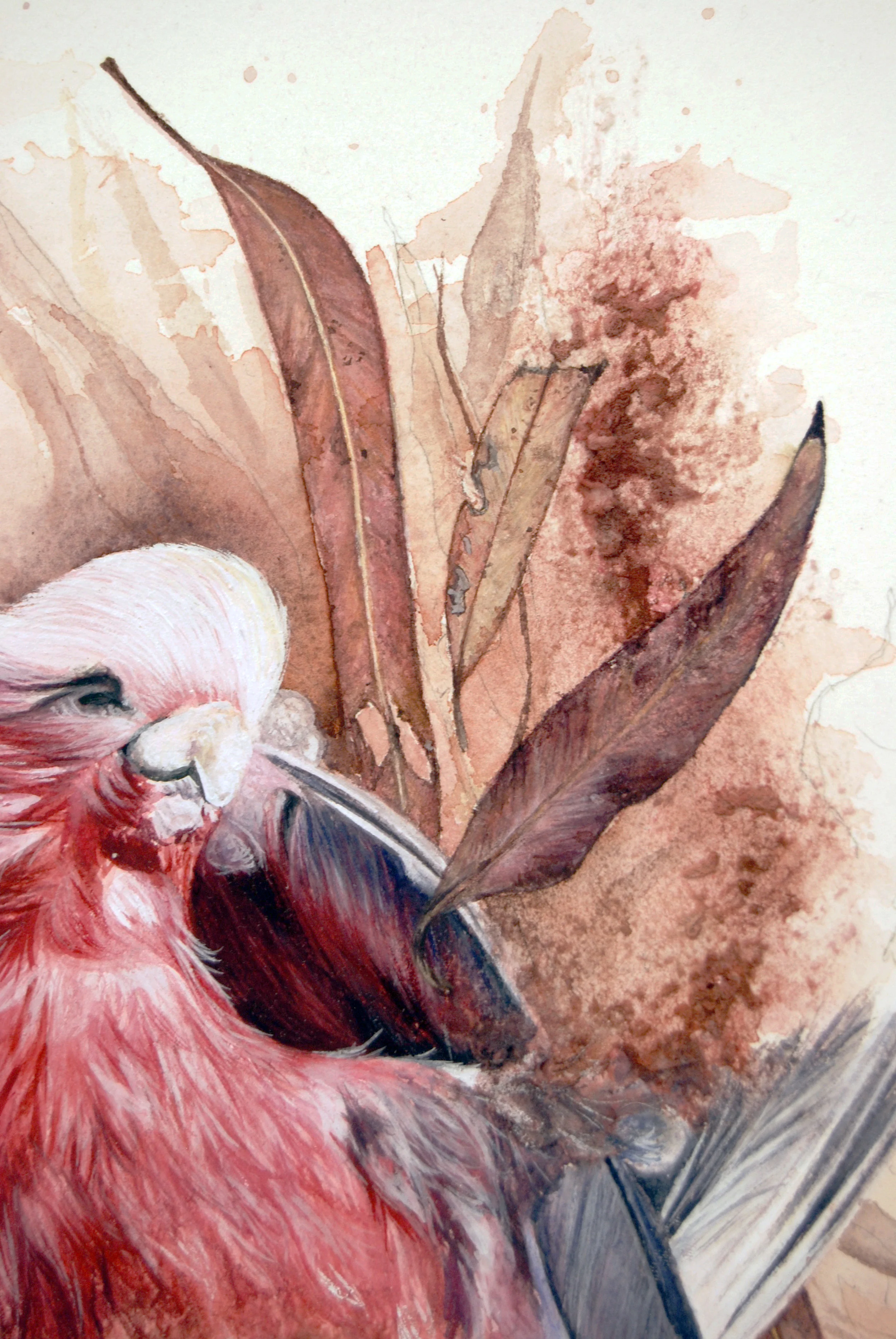 No Magic in the Breakdown (detail) 2018 Watercolour and Gouache on Paper