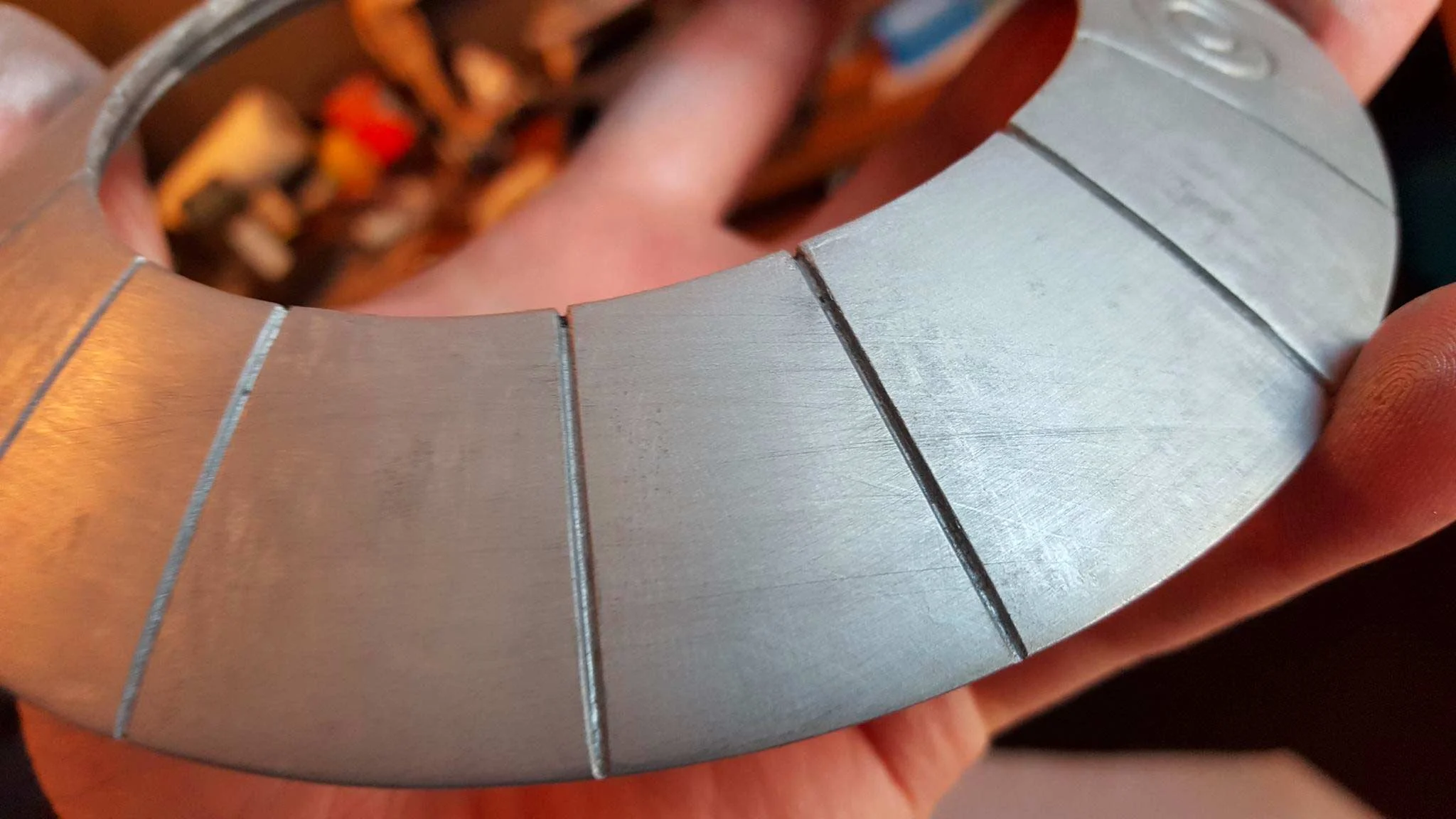 After getting all the panels looking as they should i applied a little more 'brushing' to the whole piece. 