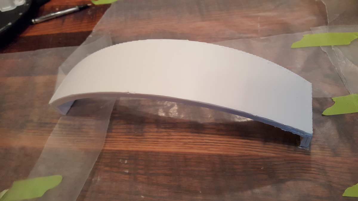 First full-size slab off the bed. I'm using some "quick and dirty" render settings to bulk print these slabs as fast ass possible. Fast printing and huge layer heights. 