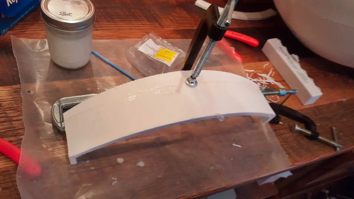 Clamps are good. 