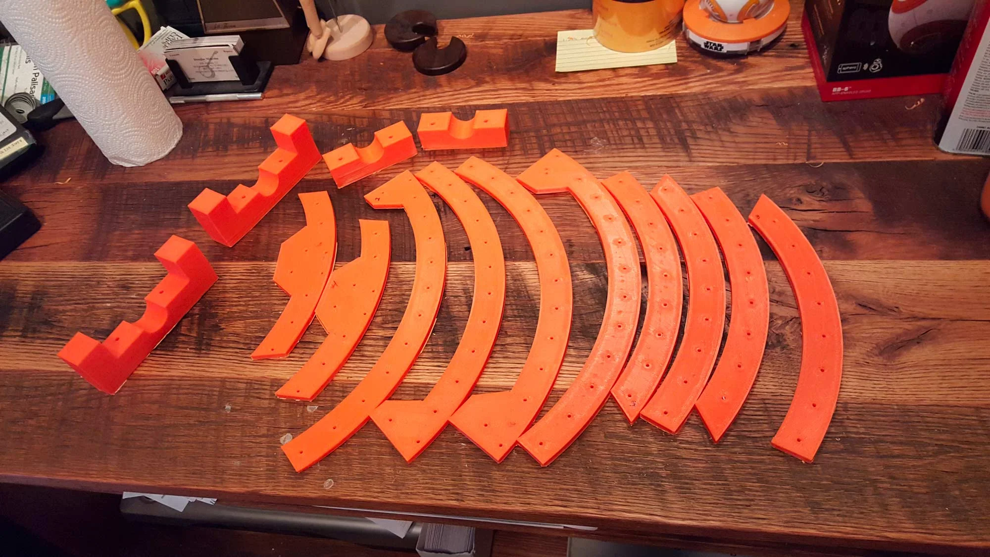 Finding time to assemble was tough with my work schedule and it got the point where I decided I'd just wait until everything was printed and make a little timelapse video of the whole thing. So there's that to look forward to.