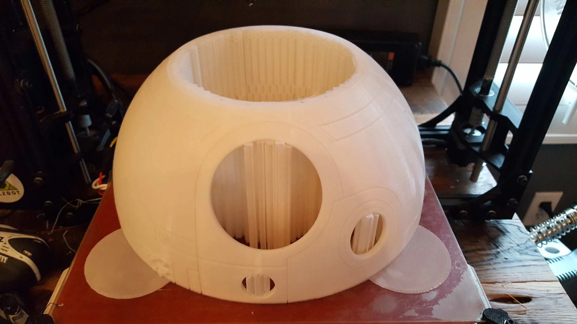 96% Scale head coming off the printer. 