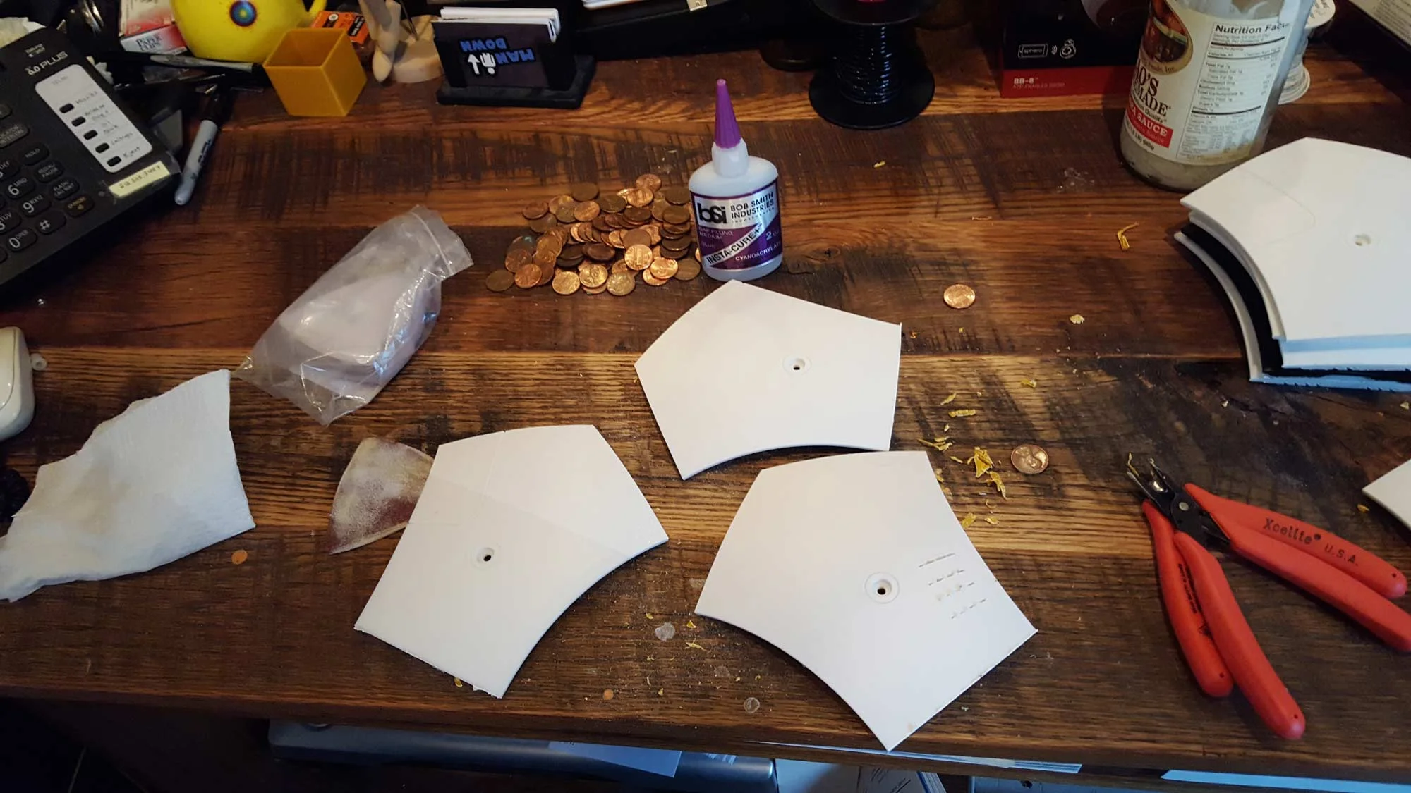 Assembly underway. 