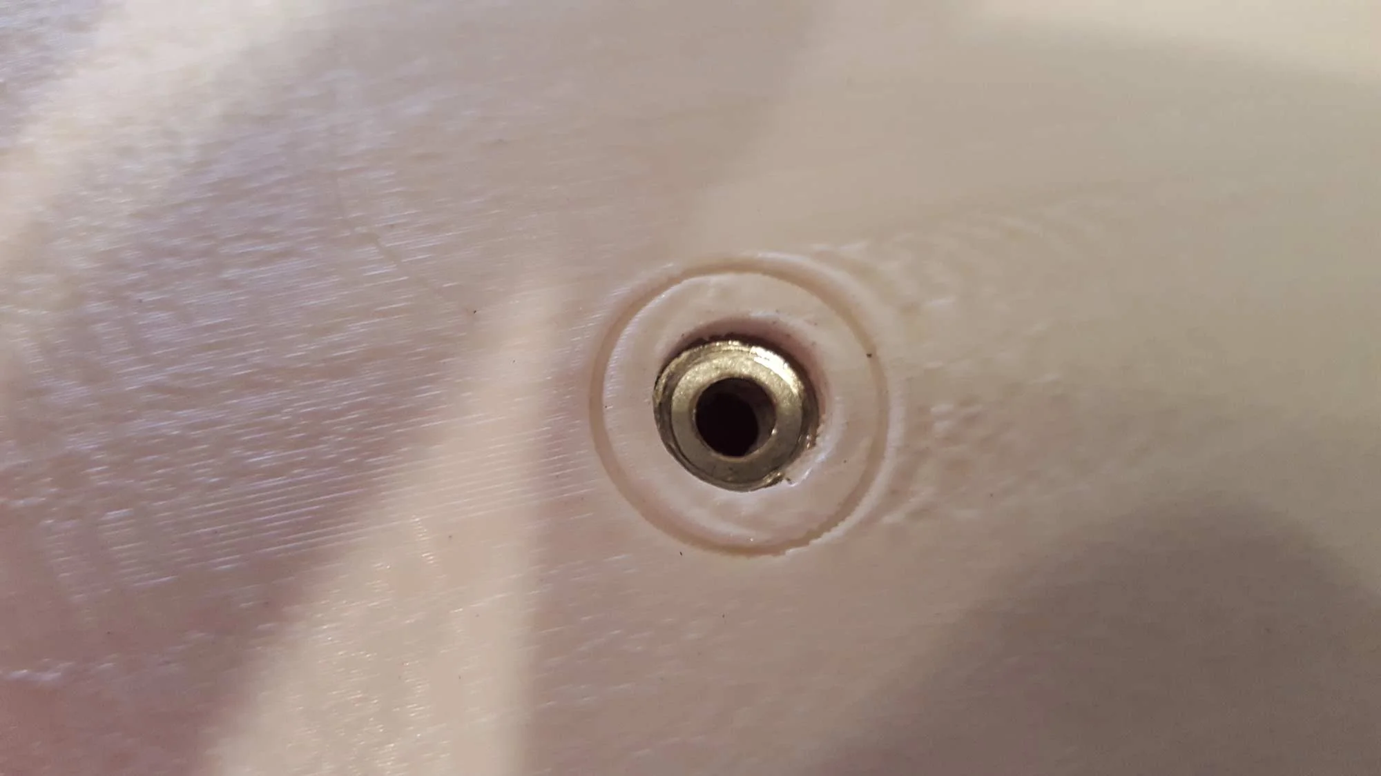 Washer just bbarrely fitting. 