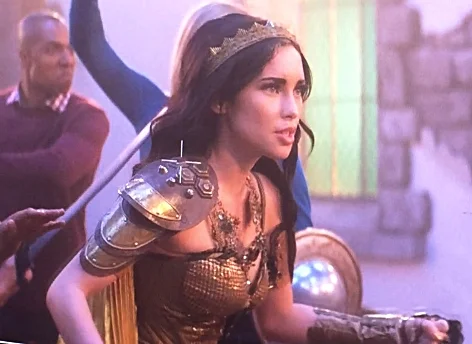  Priscilla Quintana filming Clash of Kings