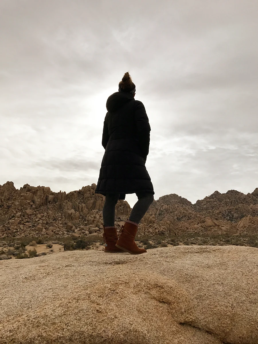 A chilly day in Joshua Tree National Park. 