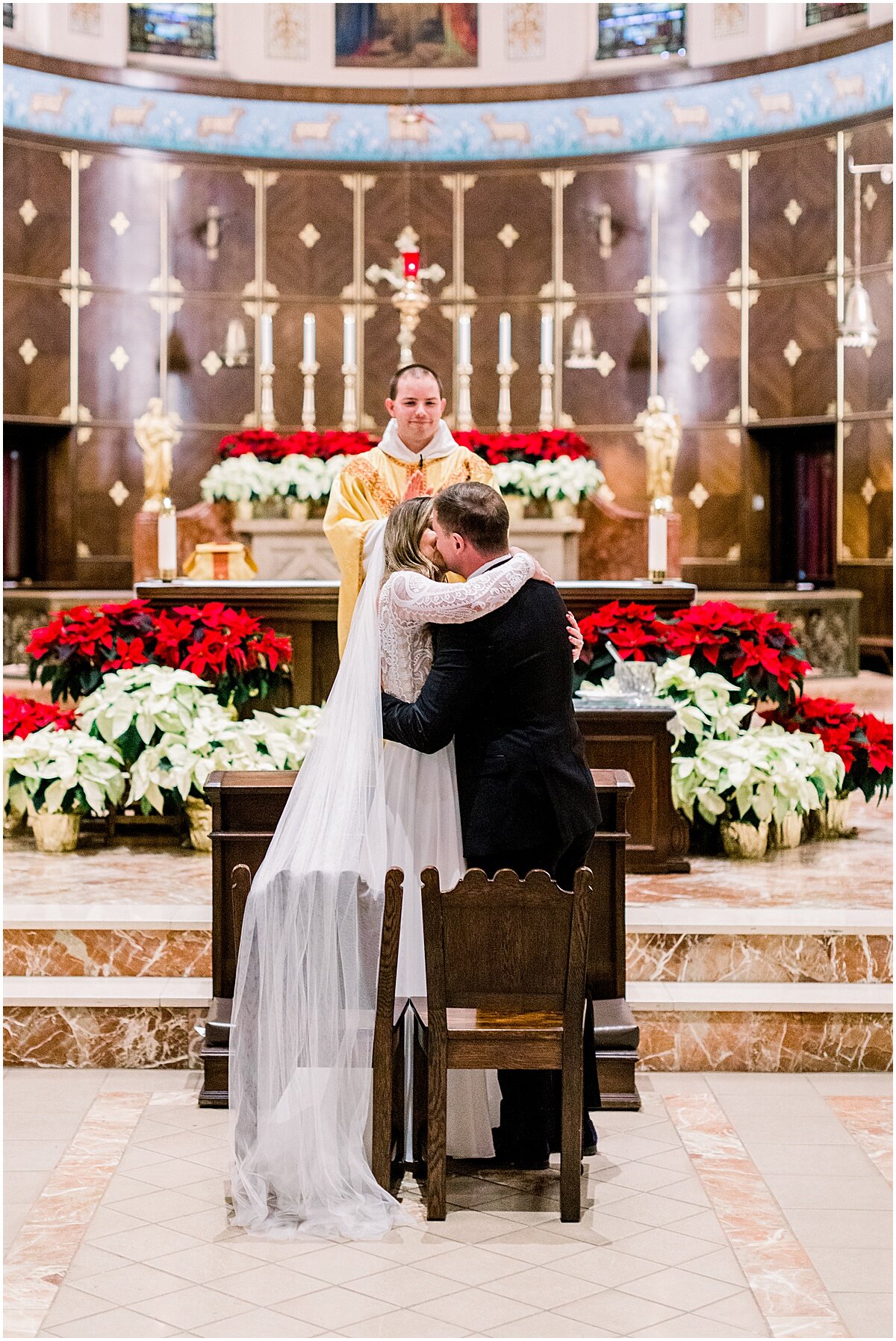 first-kiss-at-church-wedding-new-haven-connecticut