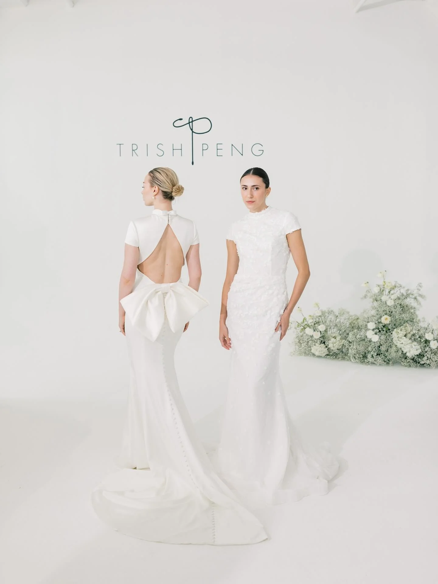 Back at NYBFW with @thewhitedress and having the privilege of seeing @trishpeng designs today&hellip; so many &ldquo;pinch me&rdquo; moments @onefinedaybridalmarket