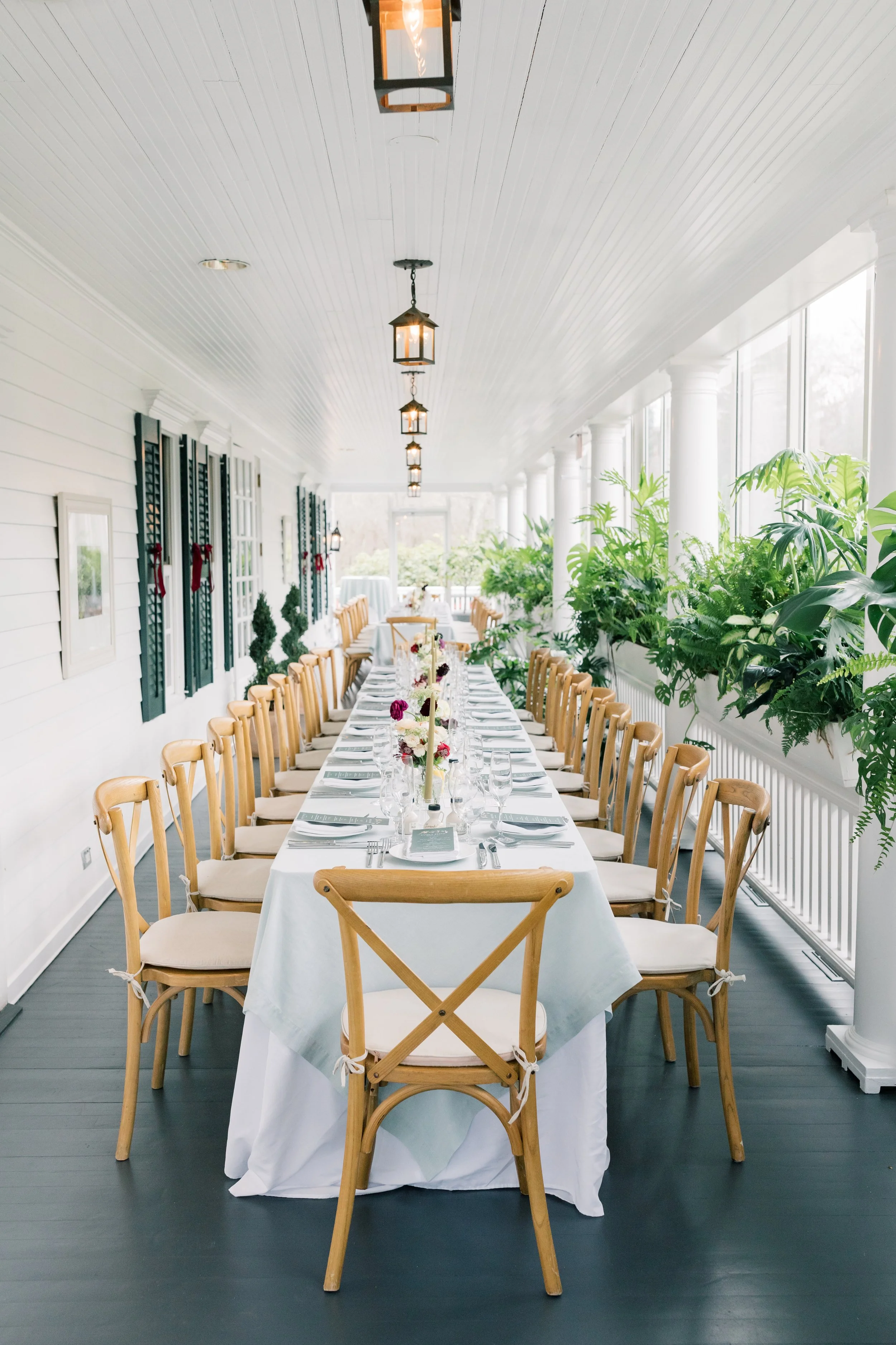 wedding reception at the auberge mayflower inn