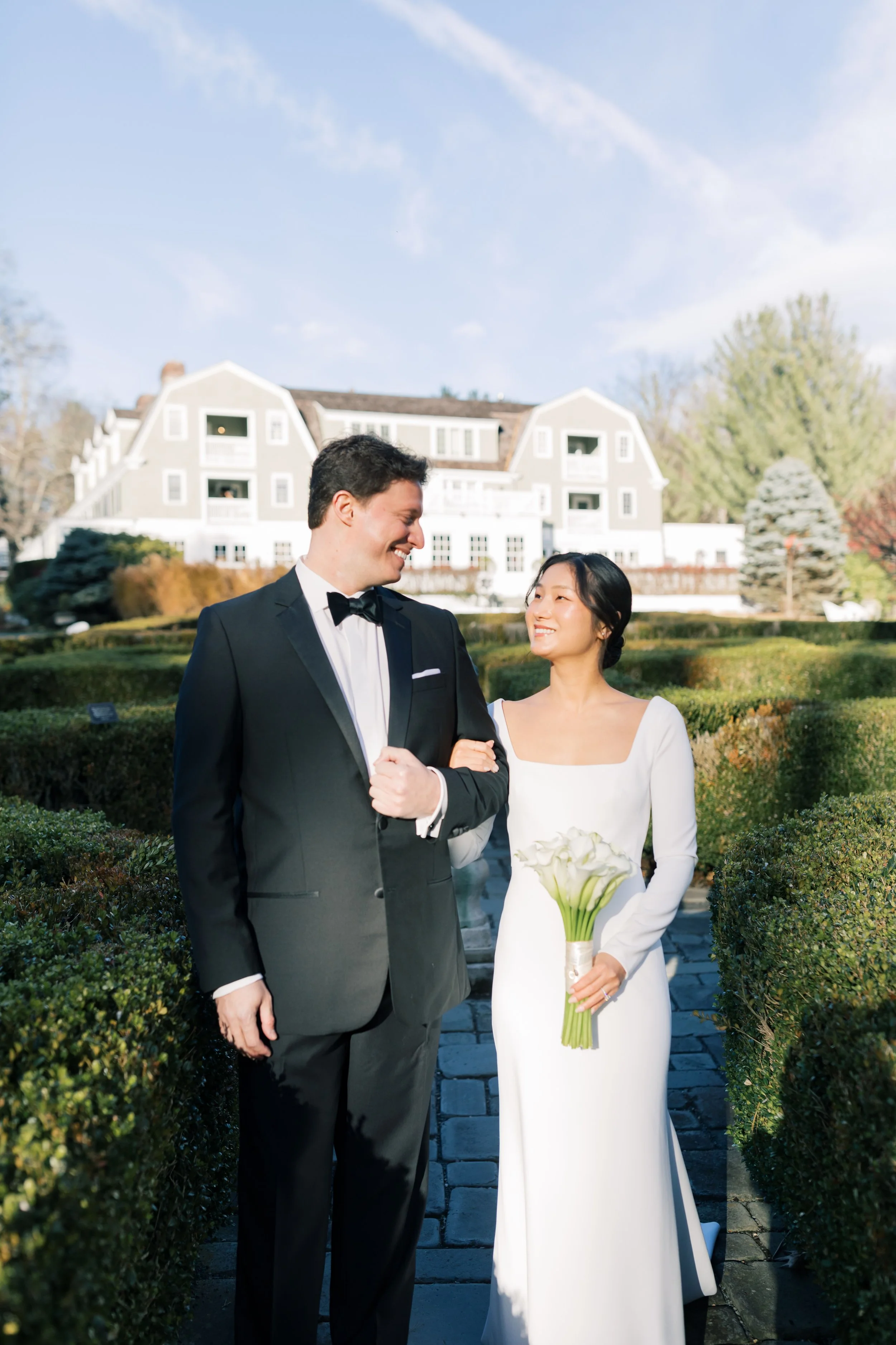 Winter Mayflower Inn Wedding