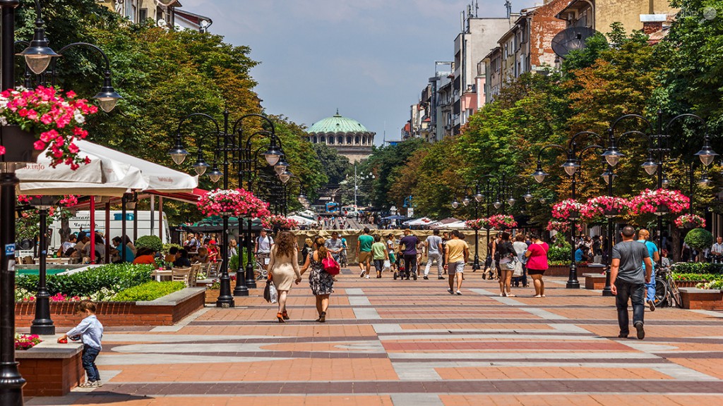 Vitosha Boulevard, Sofia, Bulgaria