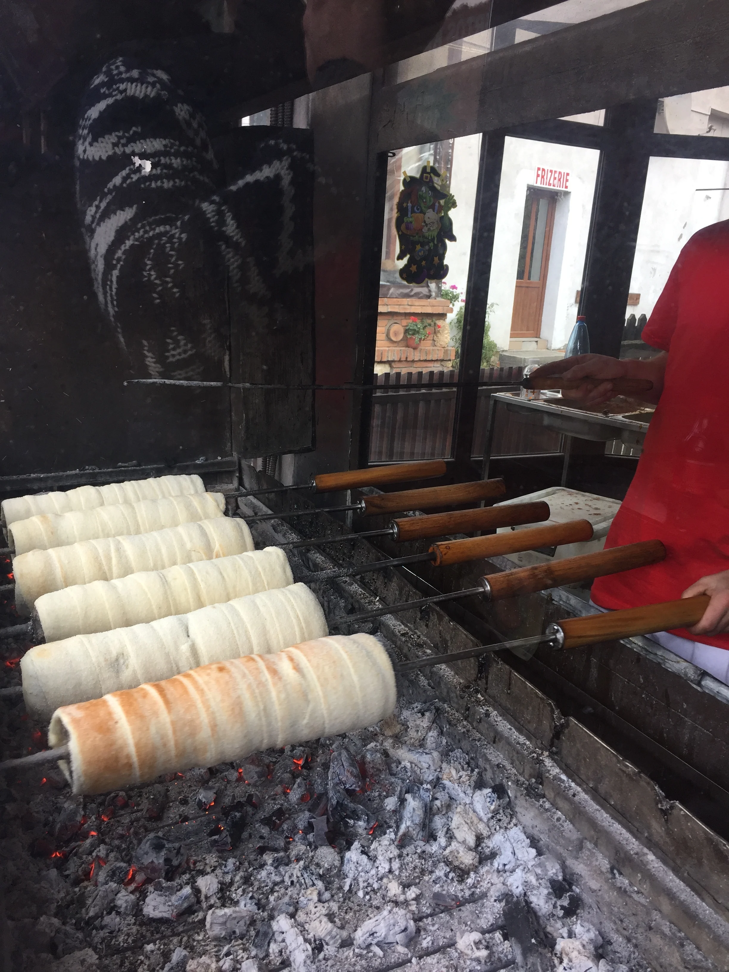 Delicious Romanian bread things that cure hangovers.