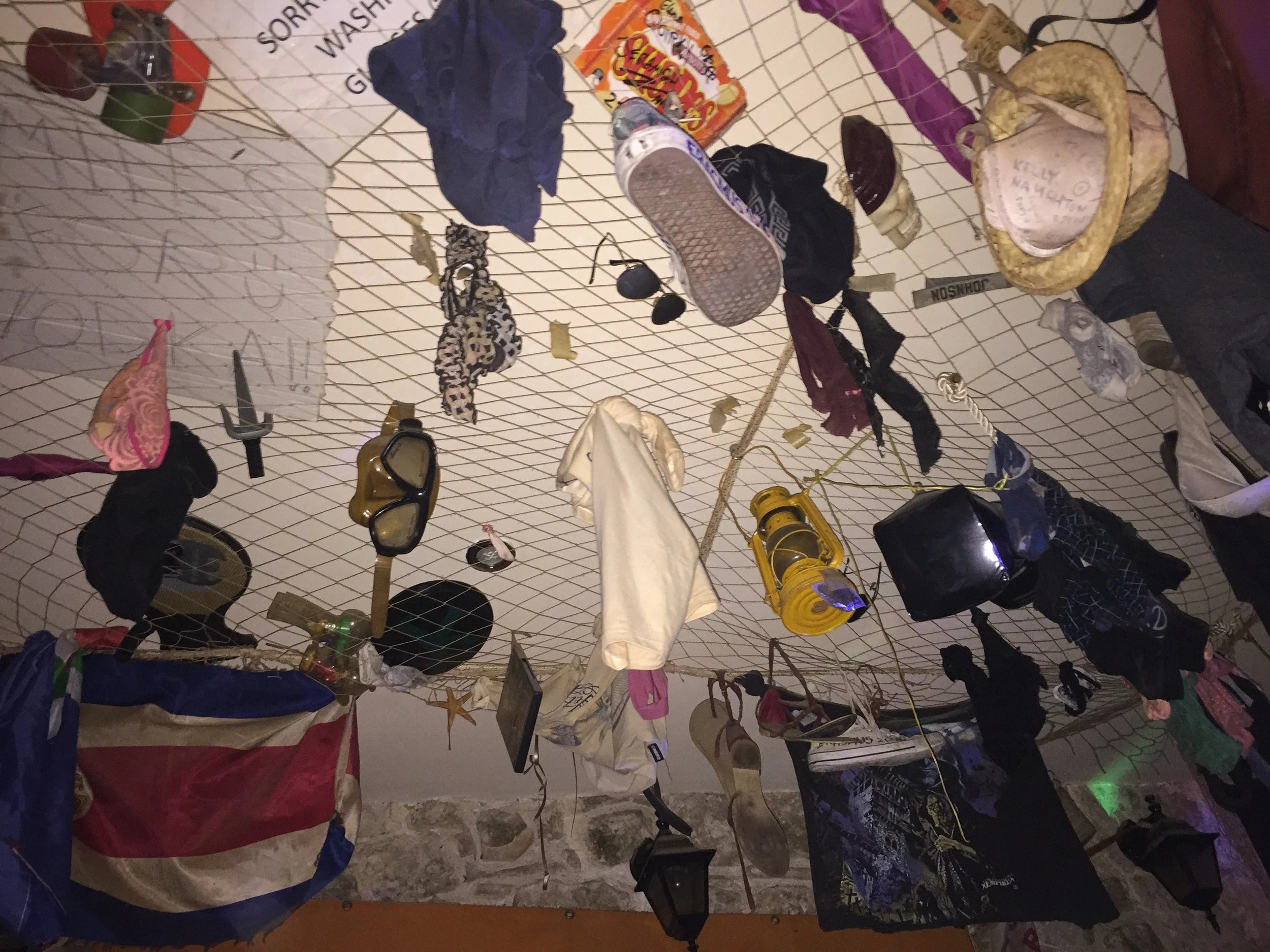Lost and found or bar ceiling?