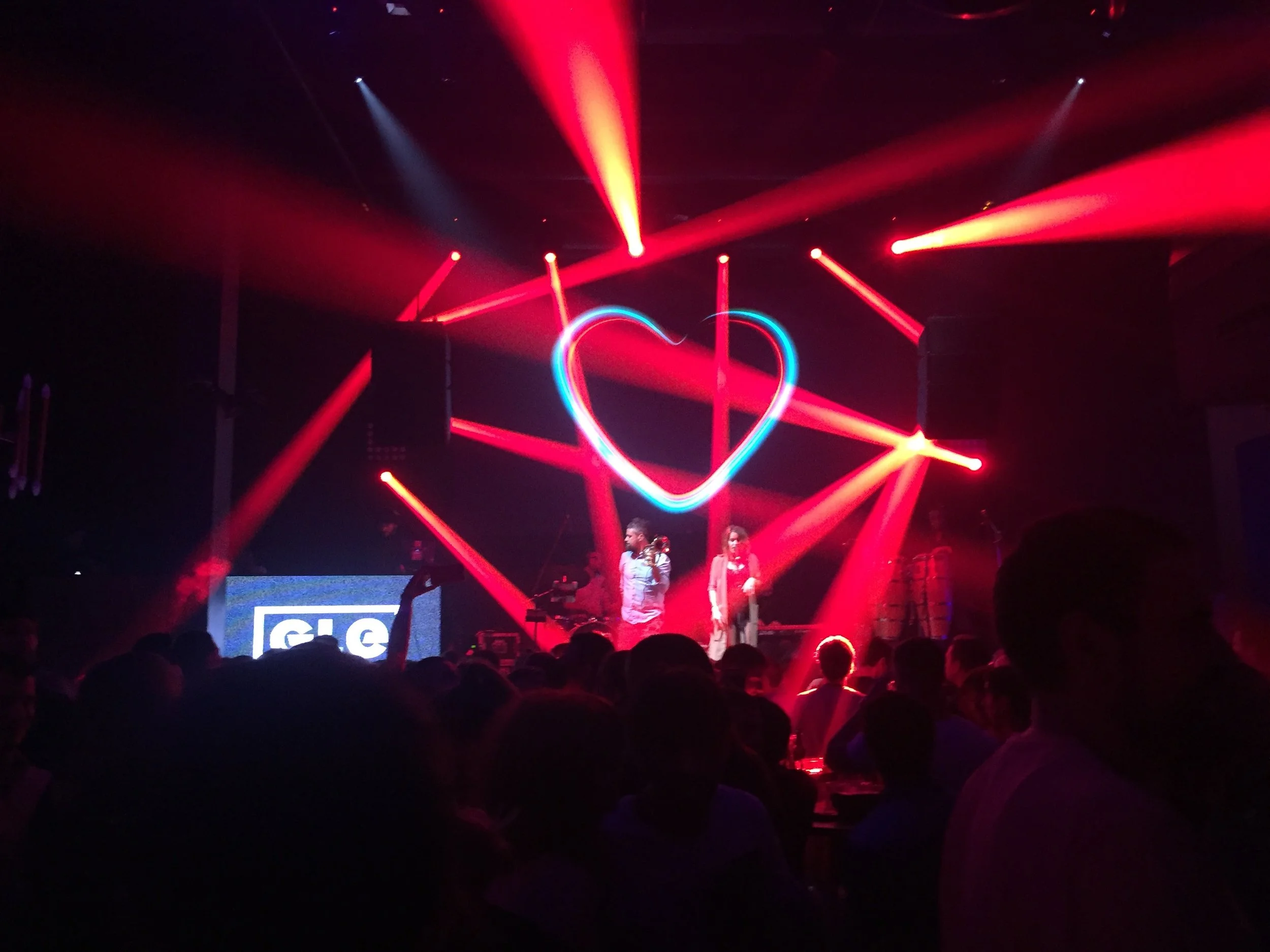 The light show was also amazeballs.