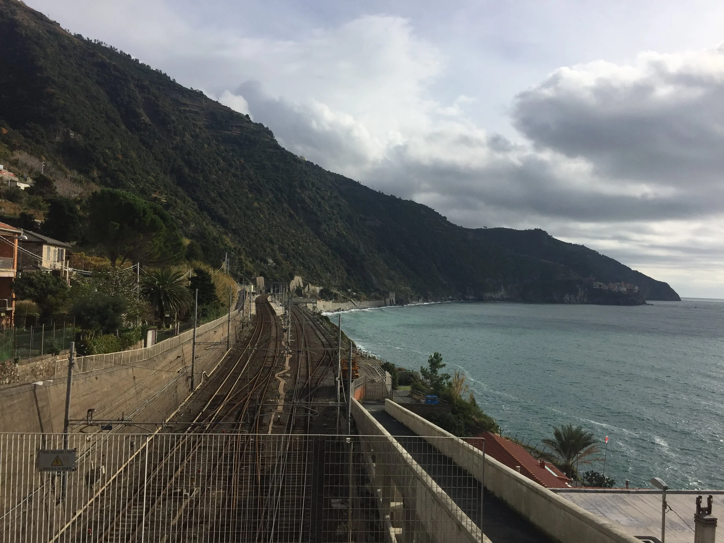 Train ride was a gorg view. This was after we got off (in the right spot).