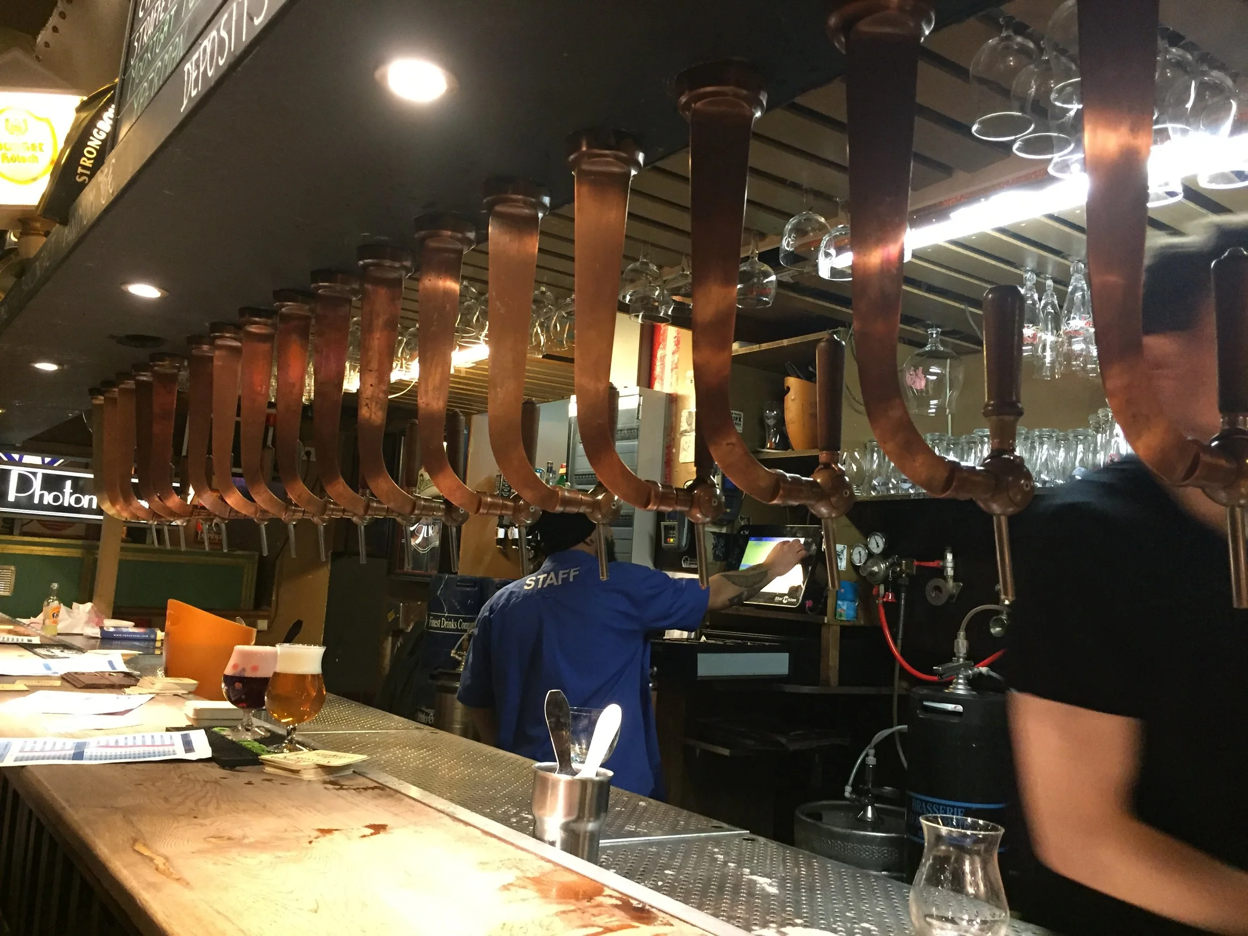 Mmm...beer taps.