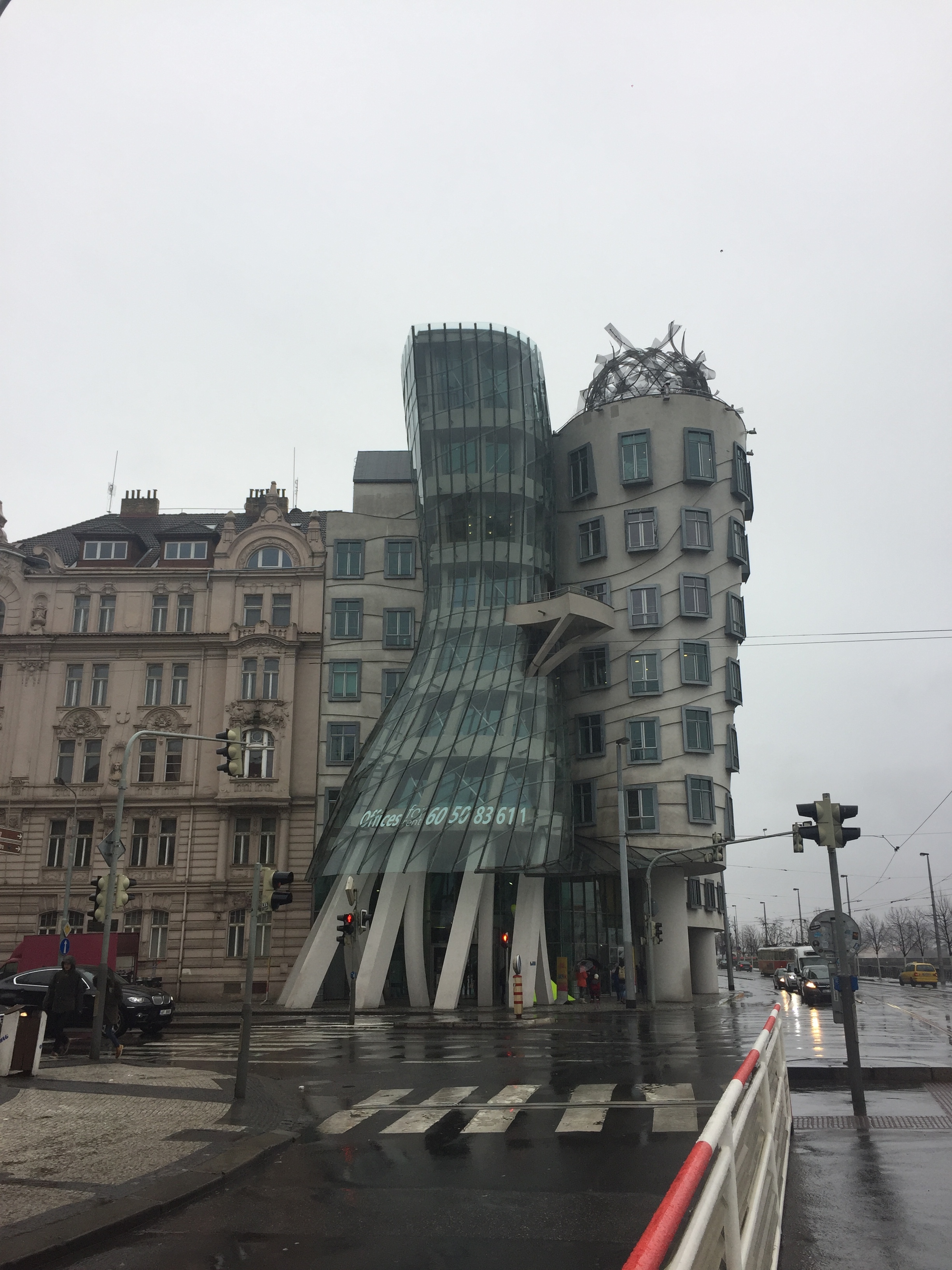Dancing House had moves. I lived to the left and up the street. 