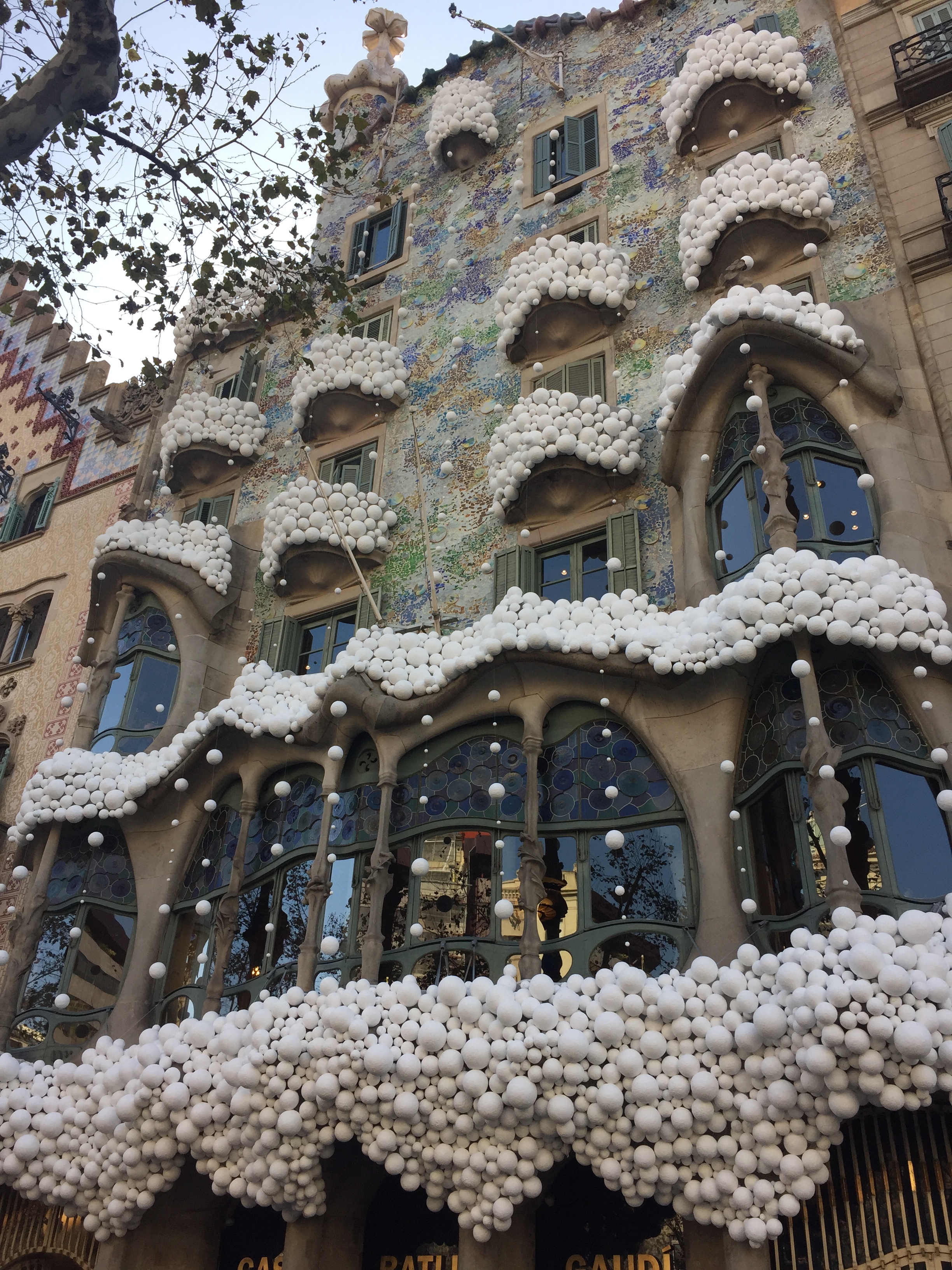 Casa Mila, which I didn't go into, but is still stunning from the outside.