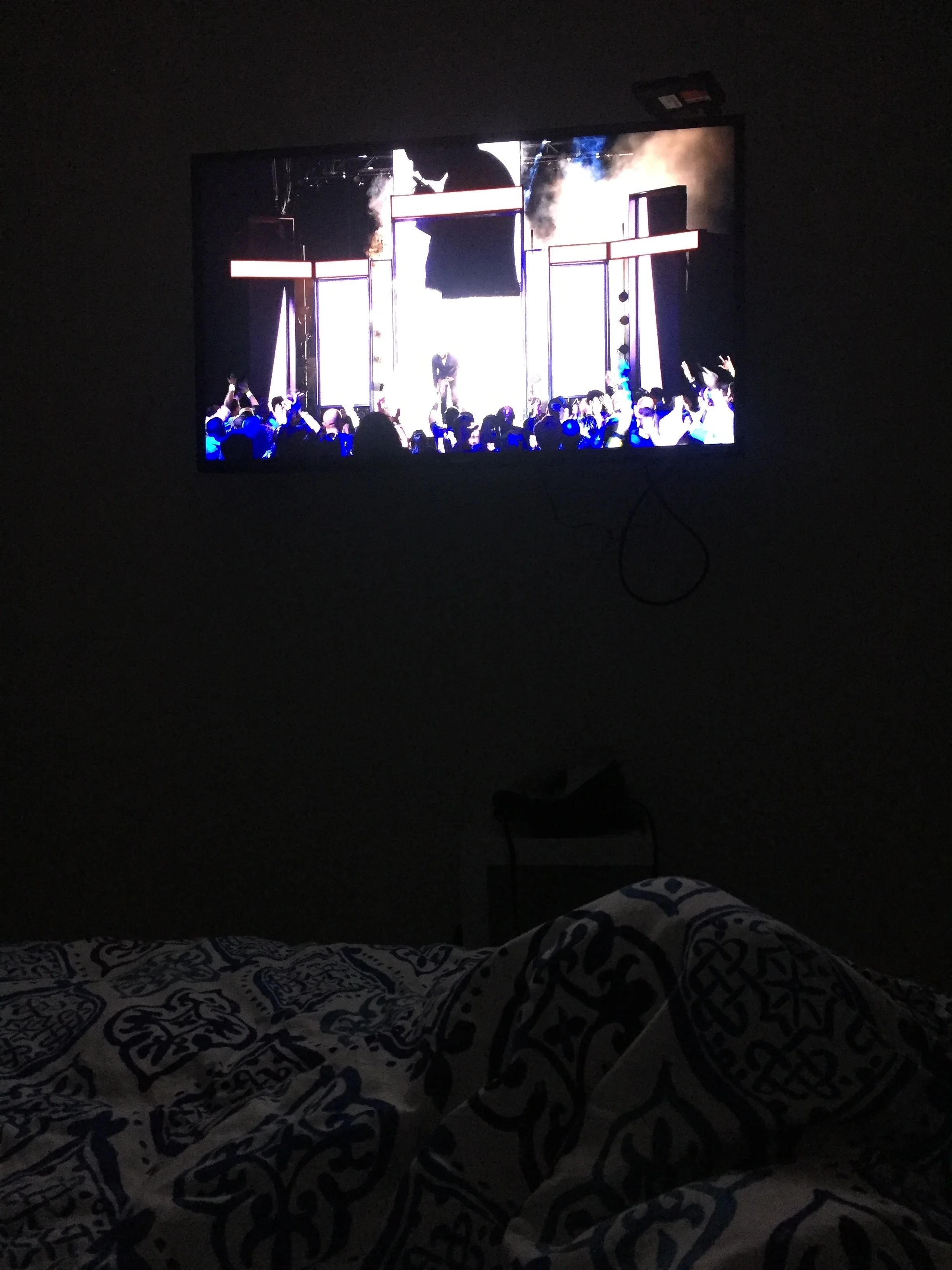 *sings "Never Gonna Leave This Bed"*
