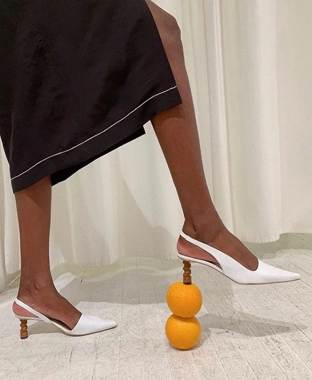 SS19 collection made for Rejina Pyo - spiral feature heel ❤️