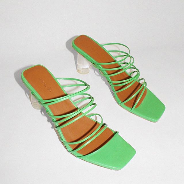 🍏💚 one of my favourite colours in this SS collection for Rejina Pyo. shoes by me