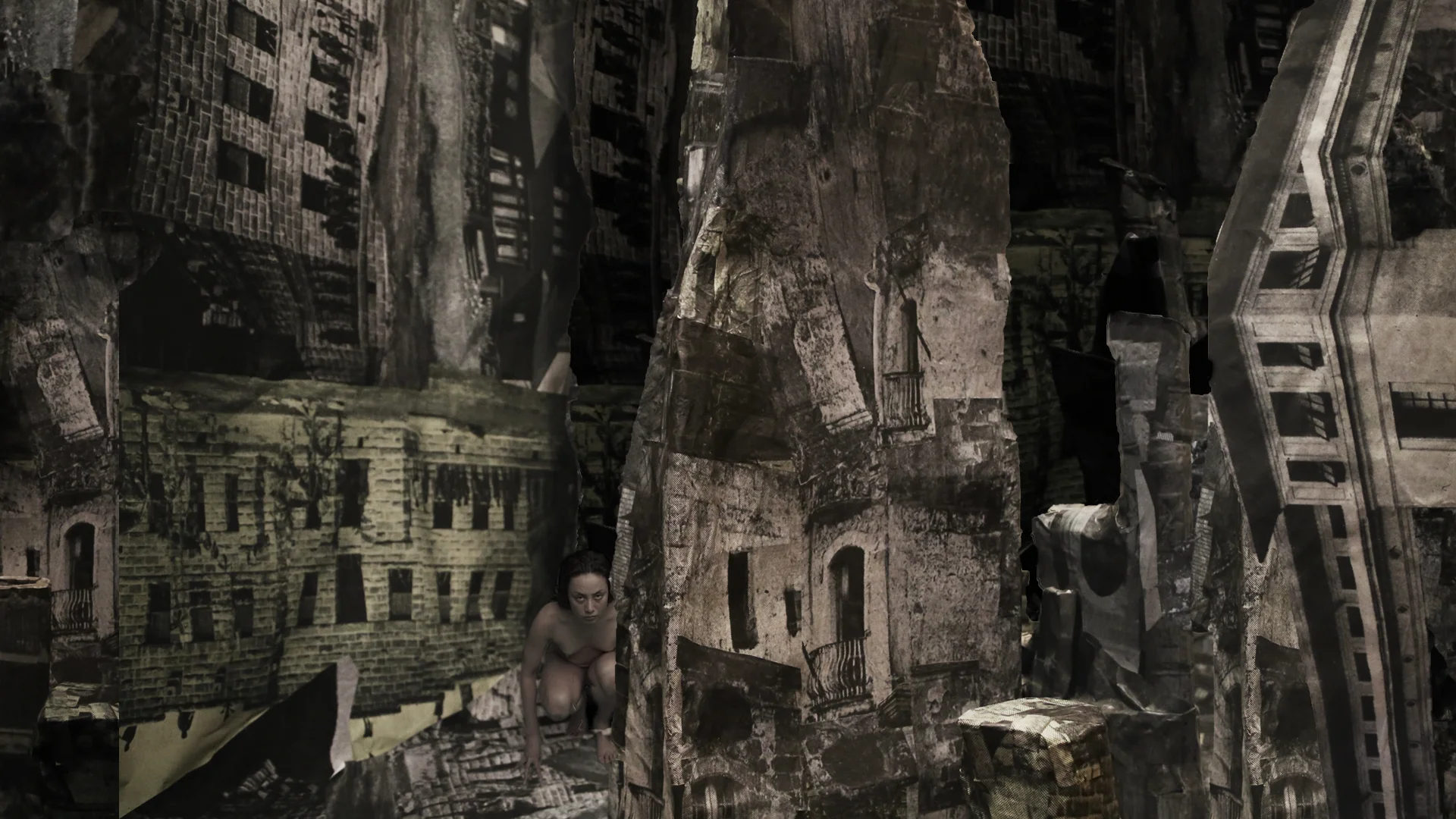 "…for the view was duplicated there" (STILL FRAME), 2019, 3-channel video, loop (Sound in collaboration with Lau Nau)