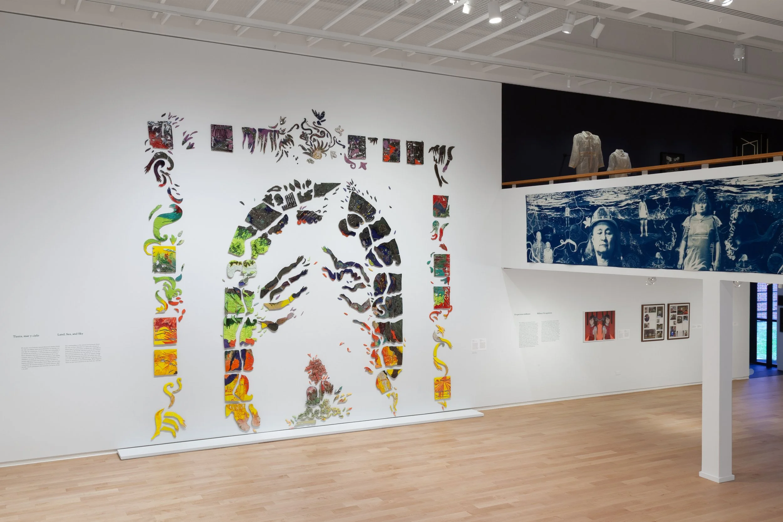  the sea breathing us in and out (2026), installation view, Colby College Museum of Art, Waterville, Maine. 