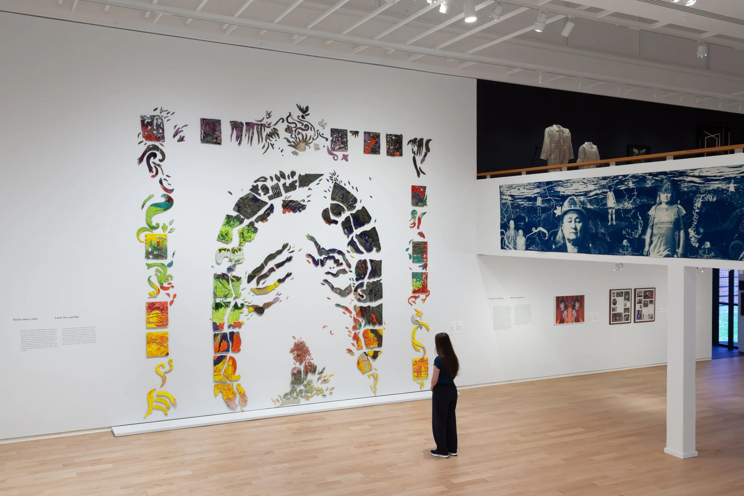  the sea breathing us in and out (2026), installation view, Colby College Museum of Art, Waterville, Maine. 