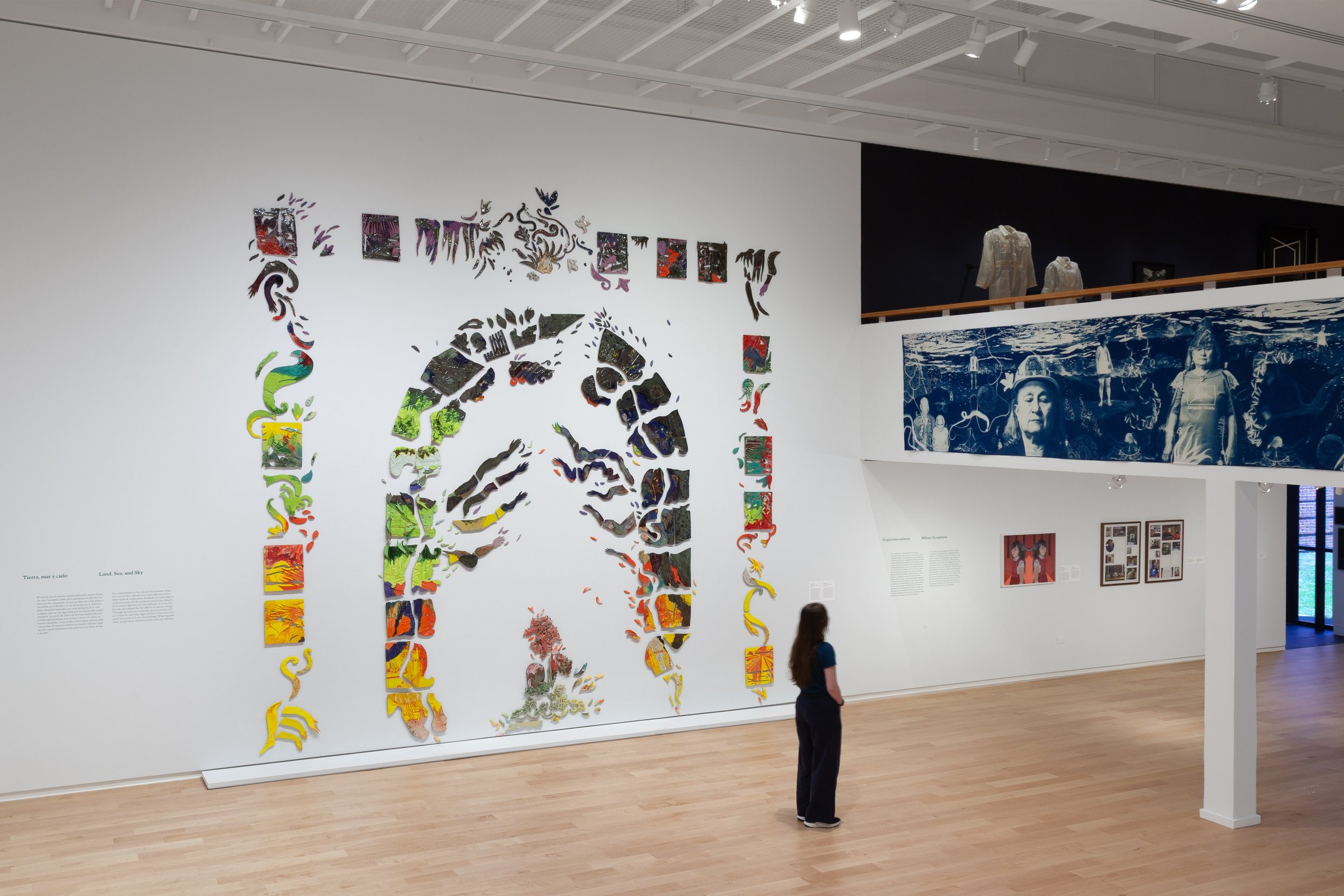  the sea breathing us in and out (2026), installation view, Colby College Museum of Art, Waterville, Maine. 