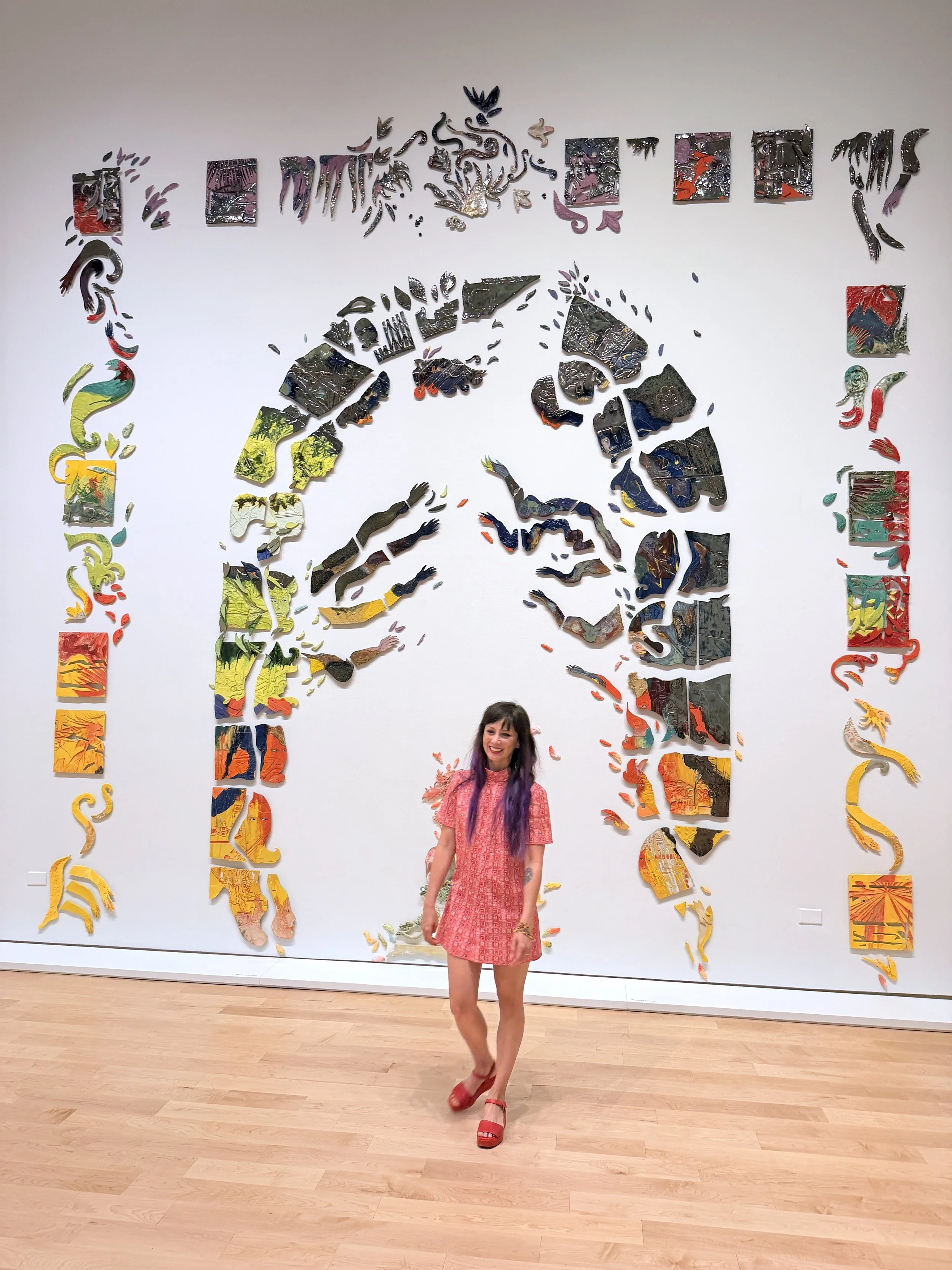  Sara Jimenez with the sea breathing us in and out (2026), Colby College Museum of Art, Waterville, Maine. 
