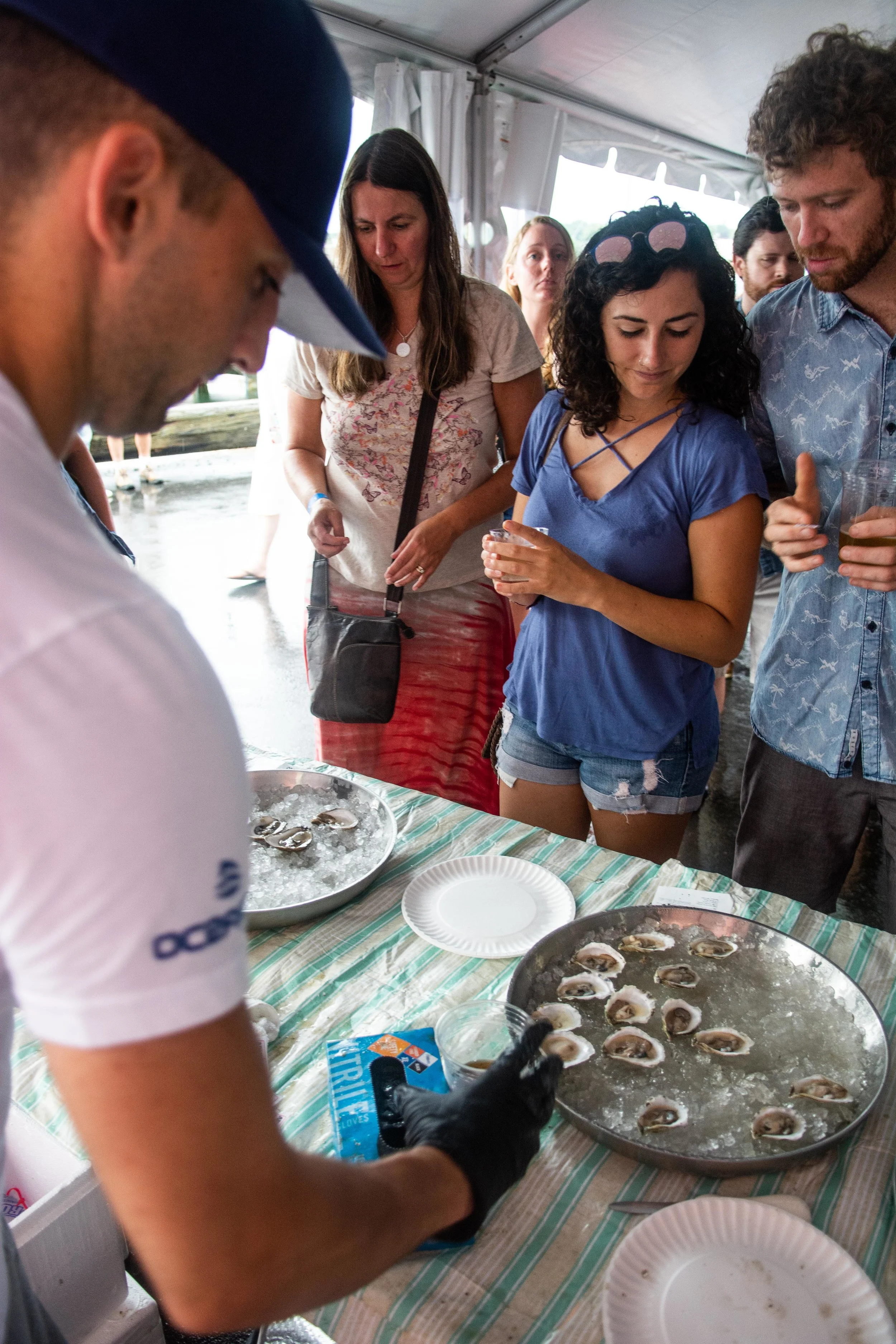 Serving Oysters