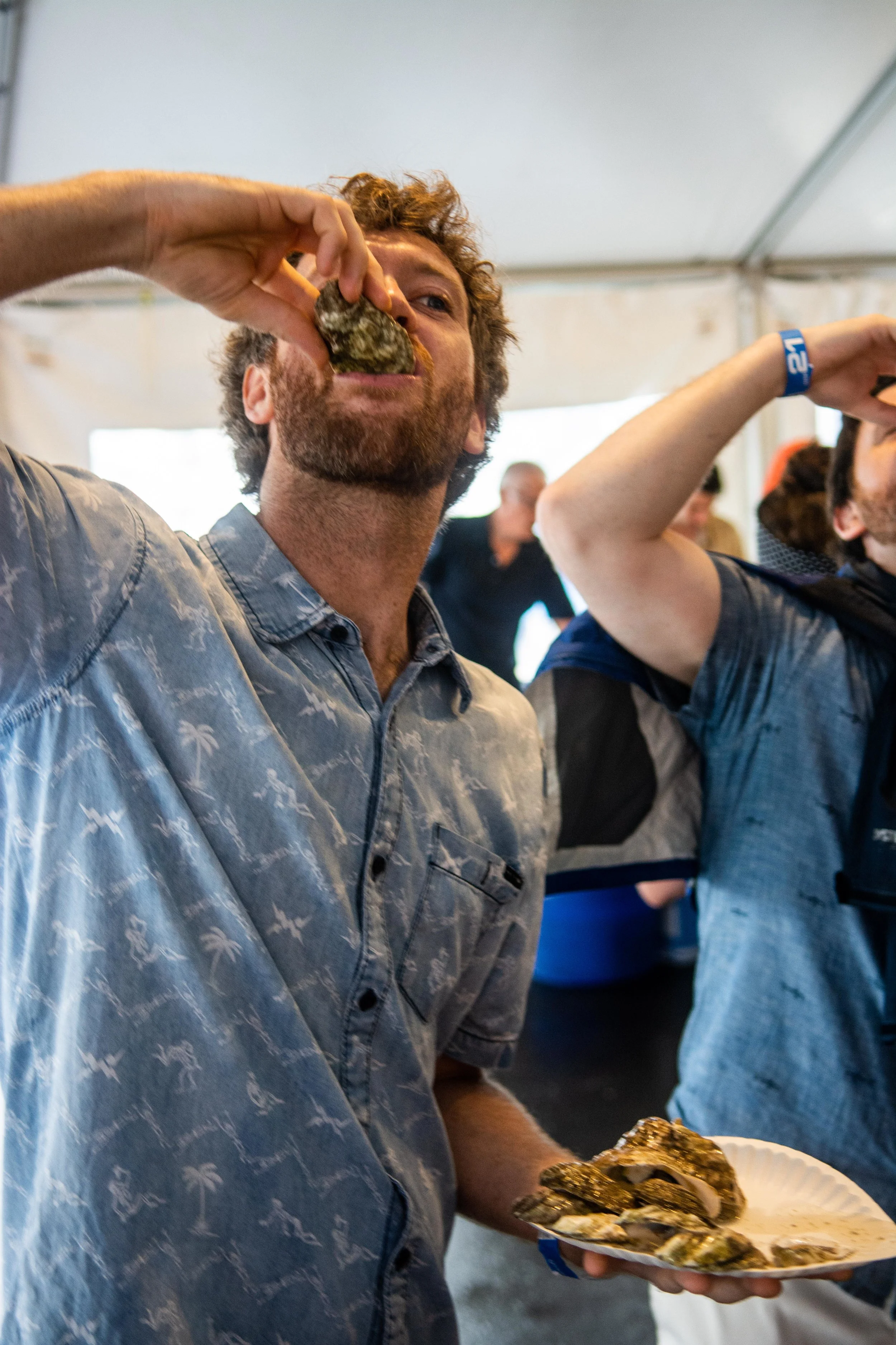 Slurping Oysters