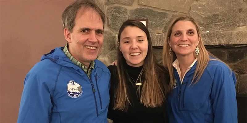 From left to right: Dr. Michael Gass (FUEL advisor), Casey Blum, Dr. Anita Tucker (FUEL advisor