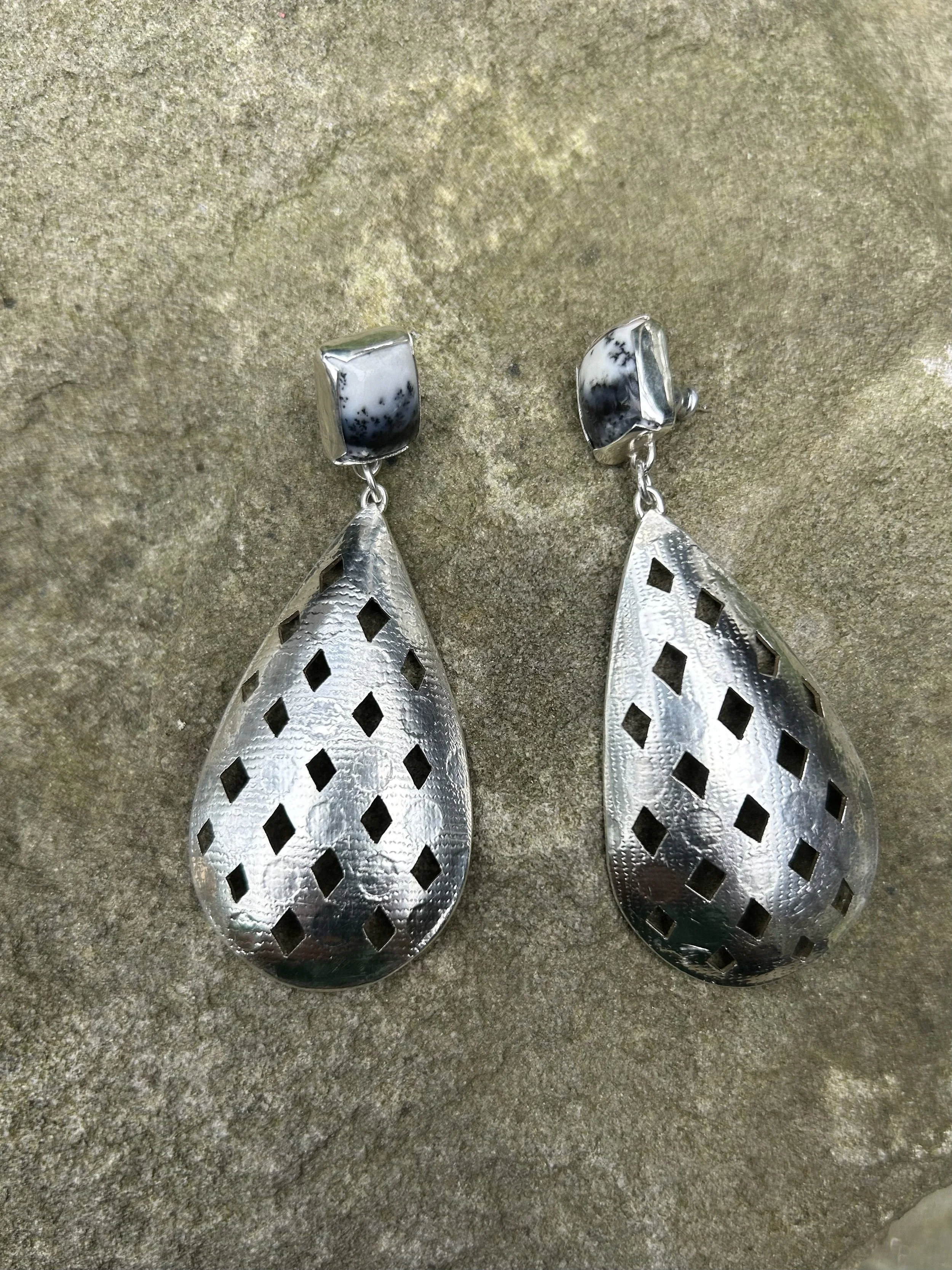 dendritic opal teardrop earrings .jpg