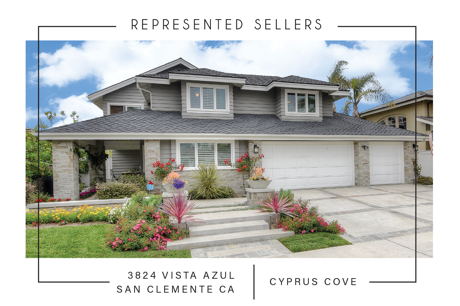 SOLD 8/04/2017 $2,570,000 3824 Vista Azul SAN CLEMENTE CA