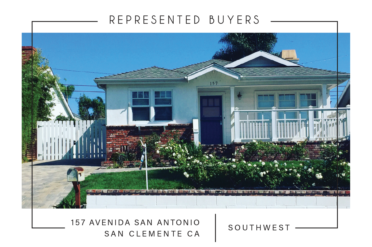SOLD 9/13/2017 $1,200,000 157 avenida san antonio SAN CLEMENTE CA