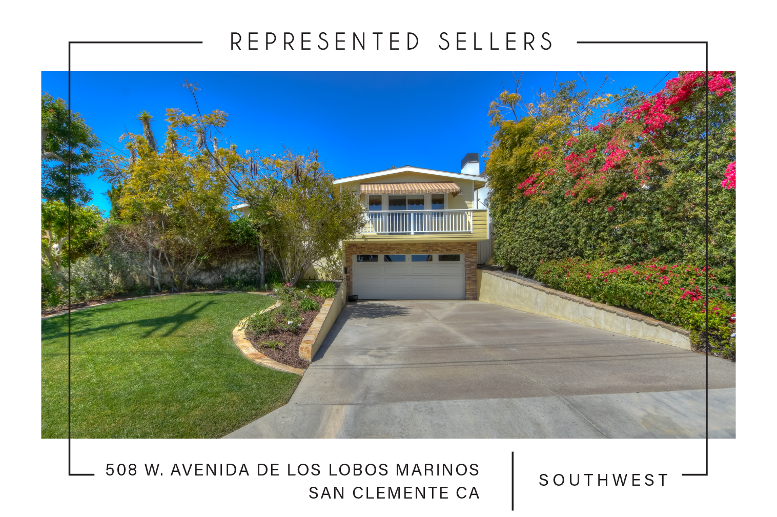 SOLD 7/5/2018 $1,625,000 508 w. avenida de los lobos marinos, San Clemente CA