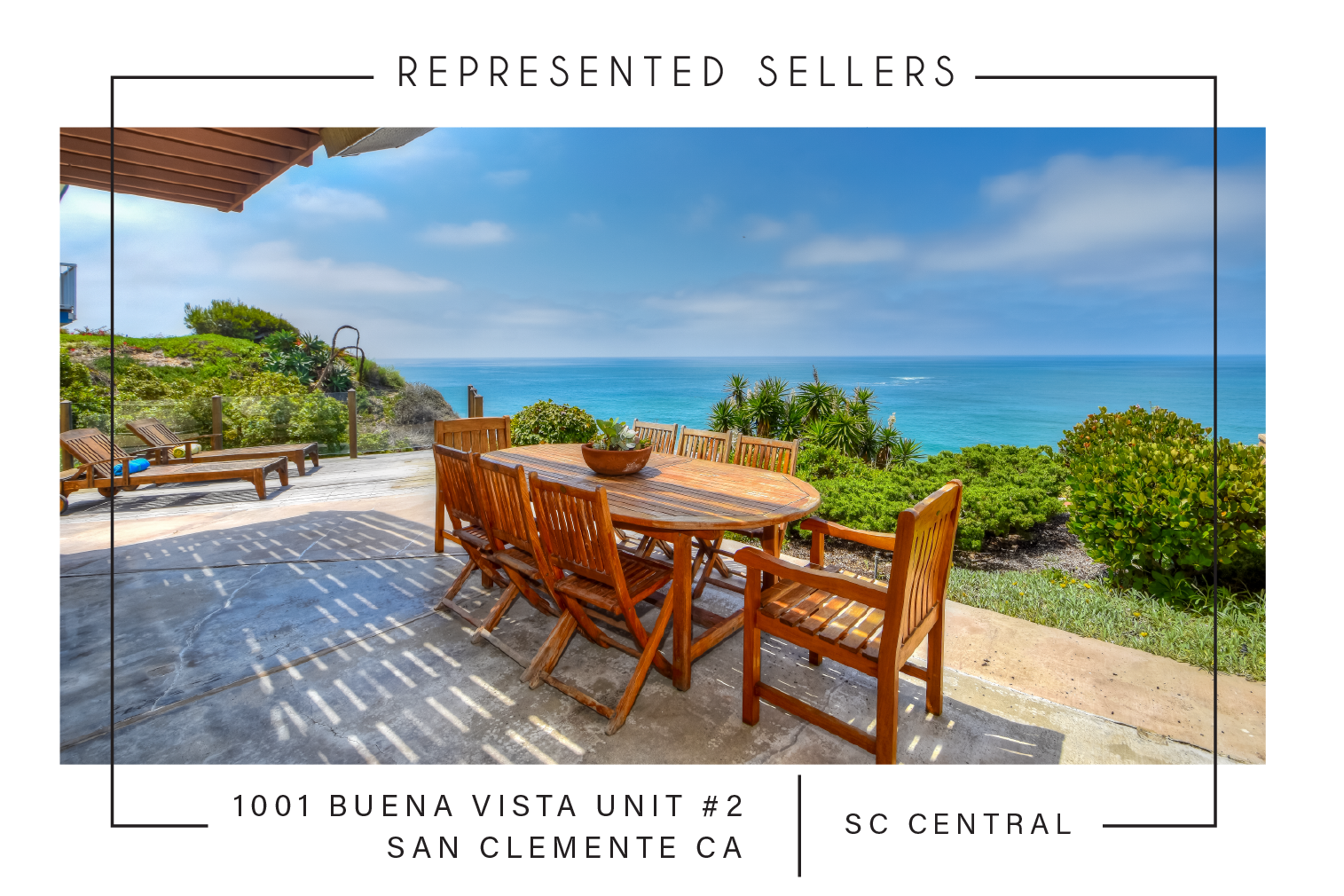 SOLD 10/18/2018 $1,545,000 1001 buena Vista Unit #2, San clemente Ca