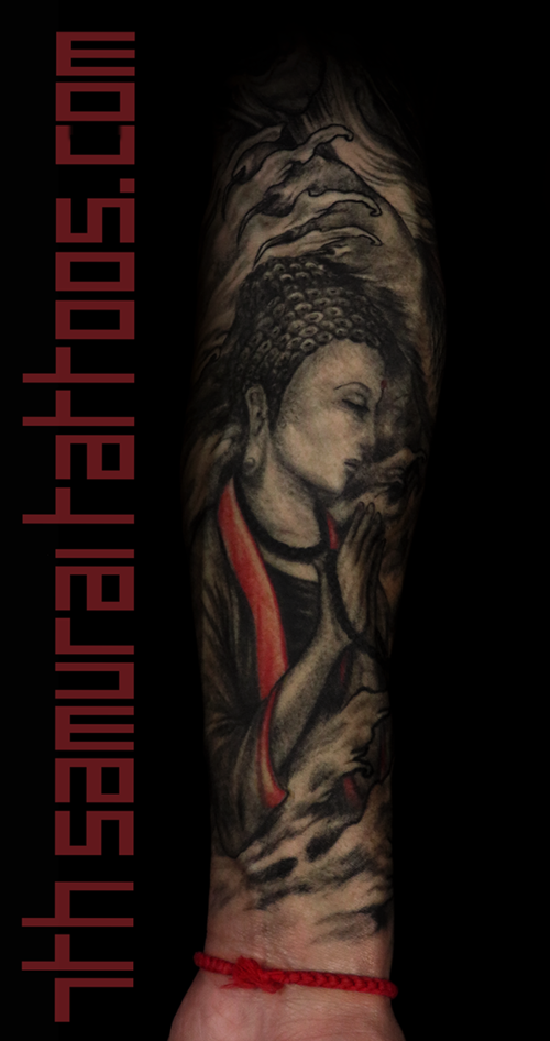 Asian/Japanese - Red Buddha Tattoo