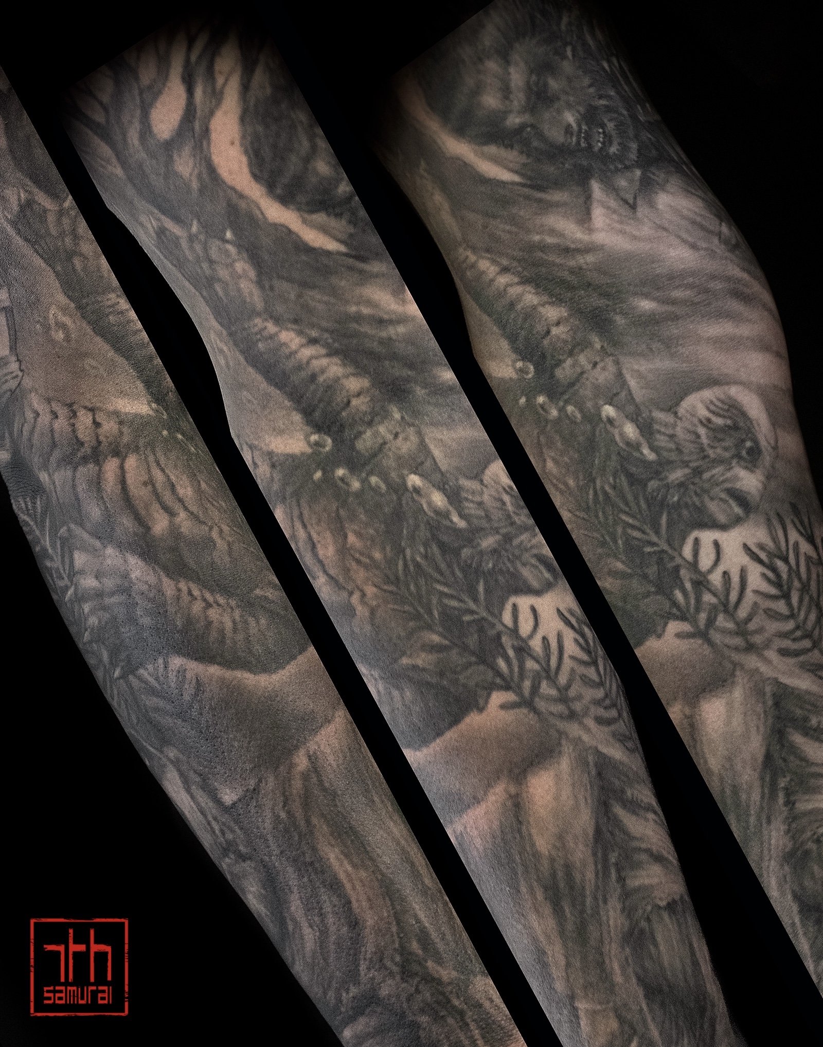 universal monsters Womens movie horror realism sleeve Mummy Boris Karloff  Creature black lagoon  Paris after midnight  Wolfman Tattoo artist Kai at 7th Samurai. YEG Edmonton, Alberta, Canada 2020