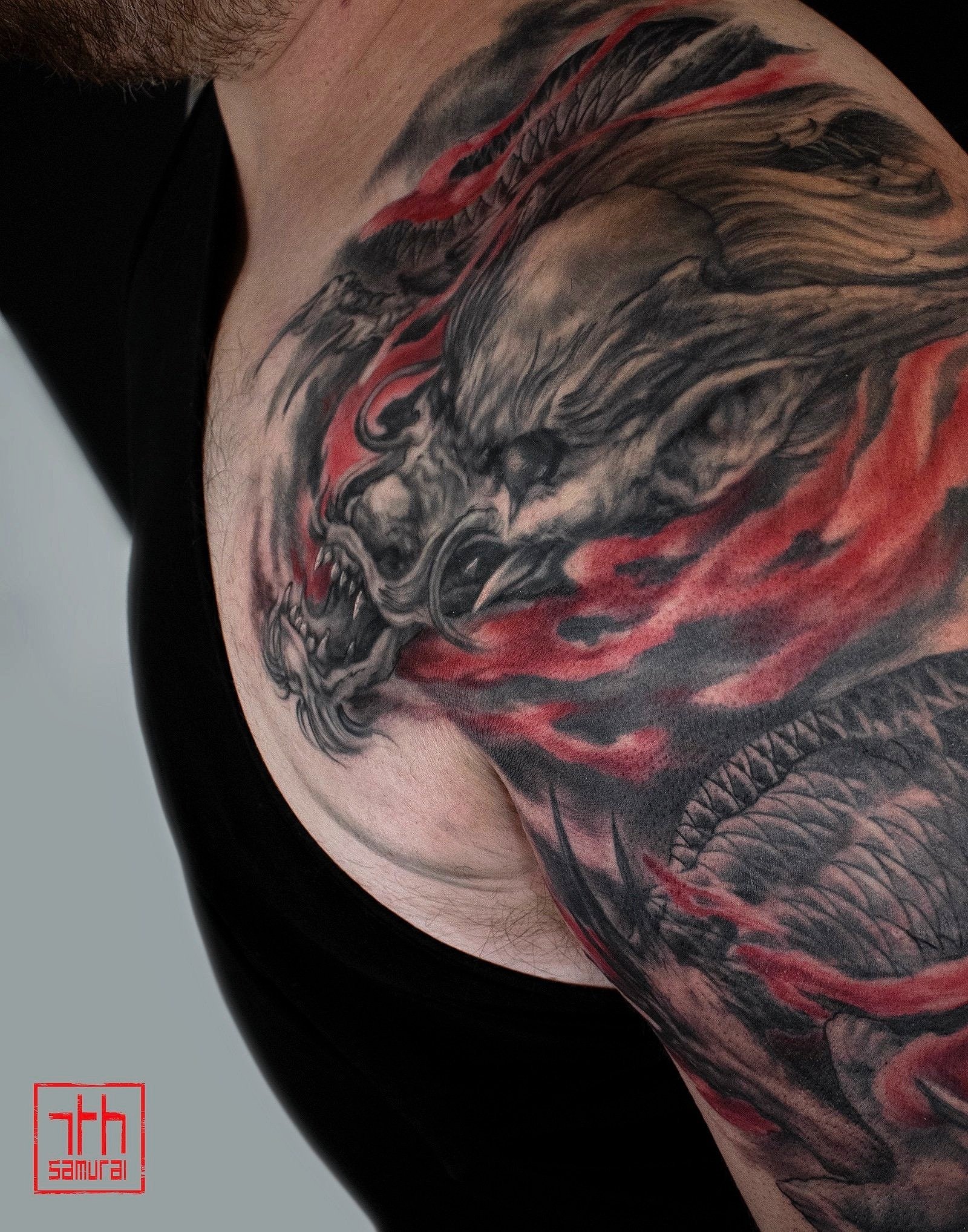 Upper Pieces — 7th Samurai Tattoos