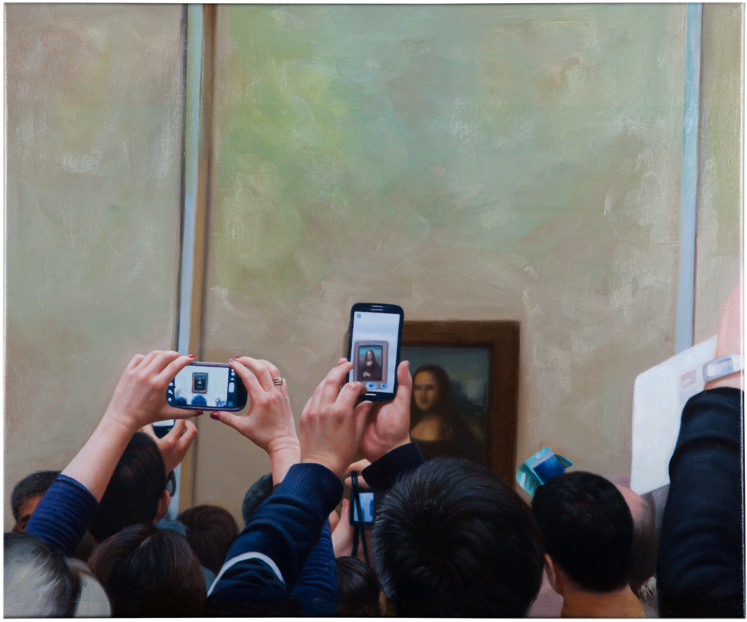 Alexander Tarrant Mona Lisa Forgery with No Special Access Oil on Canvas, 2016