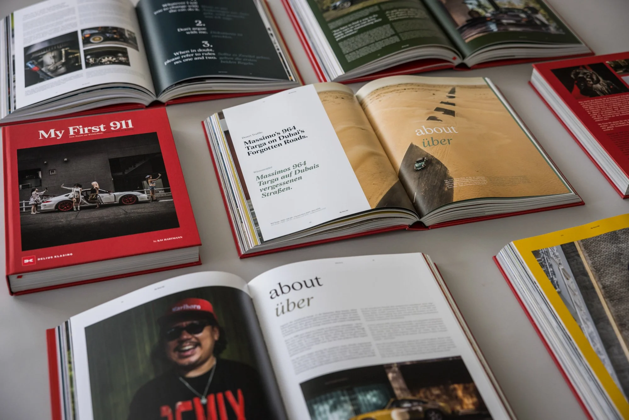 photo of Kai Hartmann's 'my first 911' coffee table Book