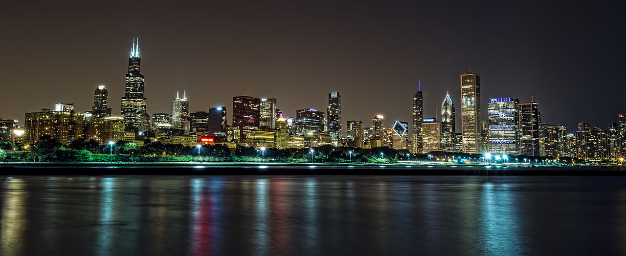 Chicago skyline/Wikimedia Commons