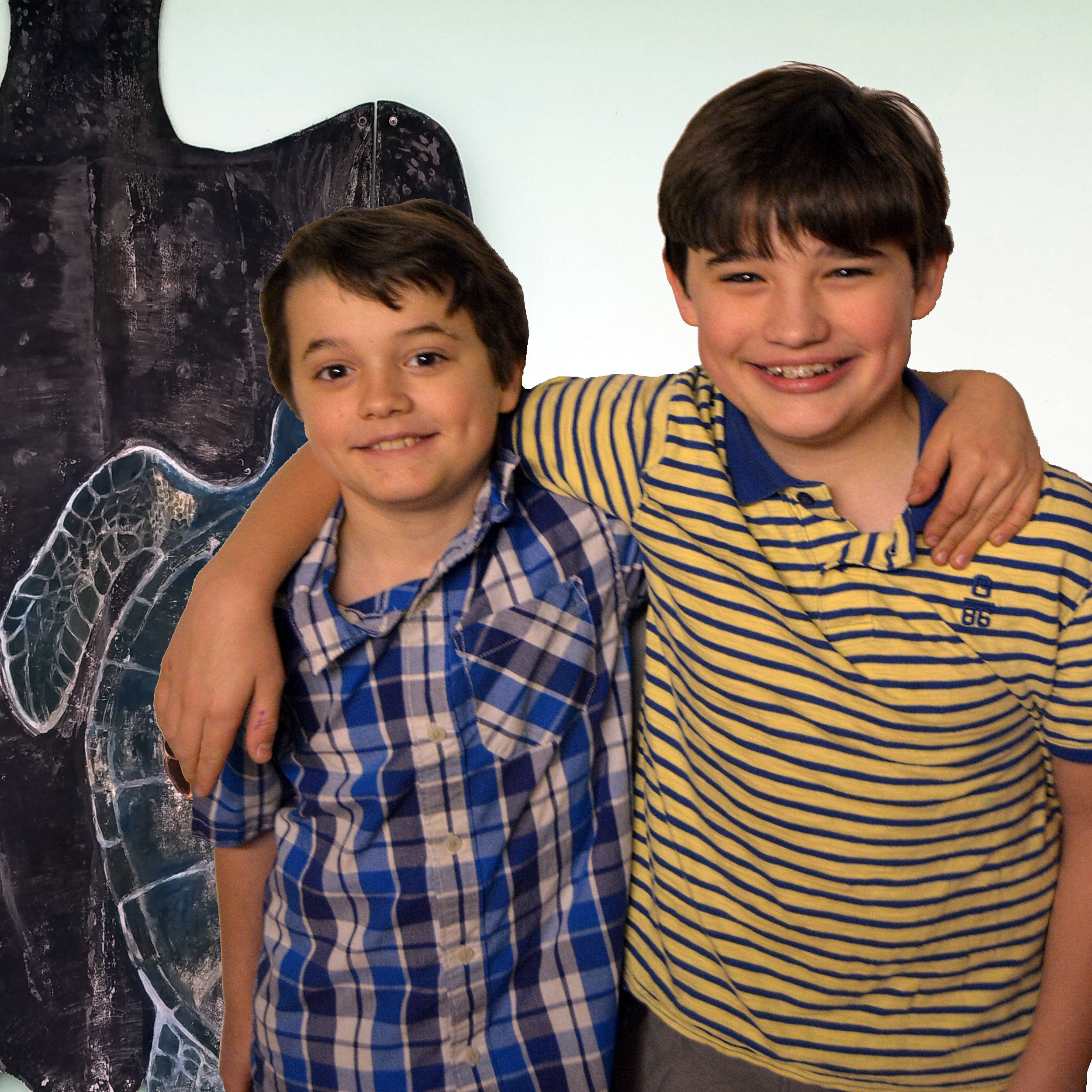 Miles and Jaxon Toppen.