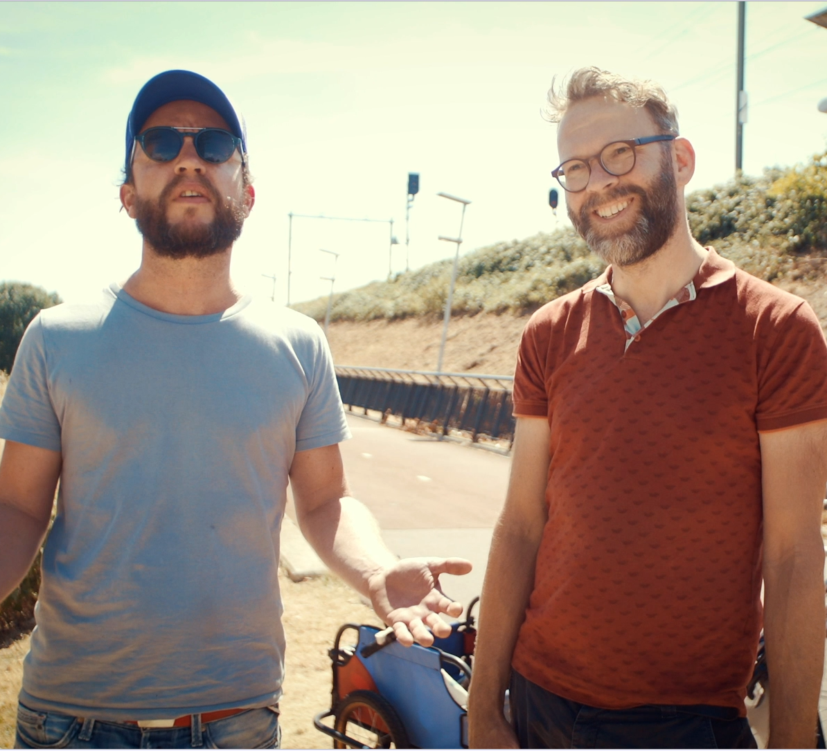 Directors Arne Gielen and Gertjan Hulster.
