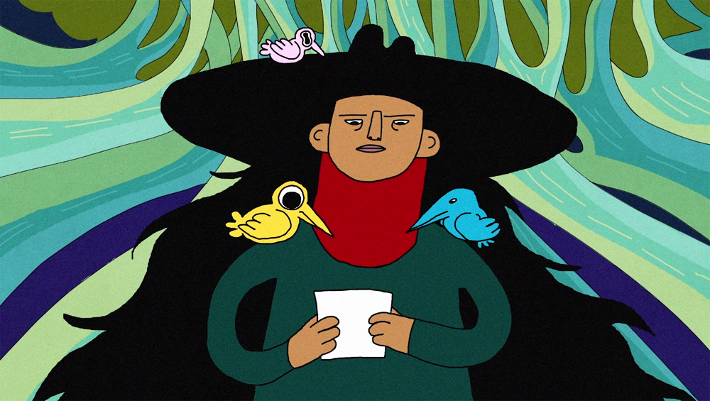 Samantha Lane’s “Spell of the West,” a 7-minute animated narrative, took the top $1,000 prize. Her $1,000 matching gift will go to Kiss the Ground, a non profit that promotes healthy soil as a solution to climate change.