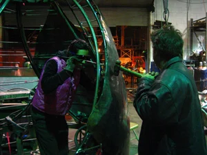 Brazing the Copper Egg