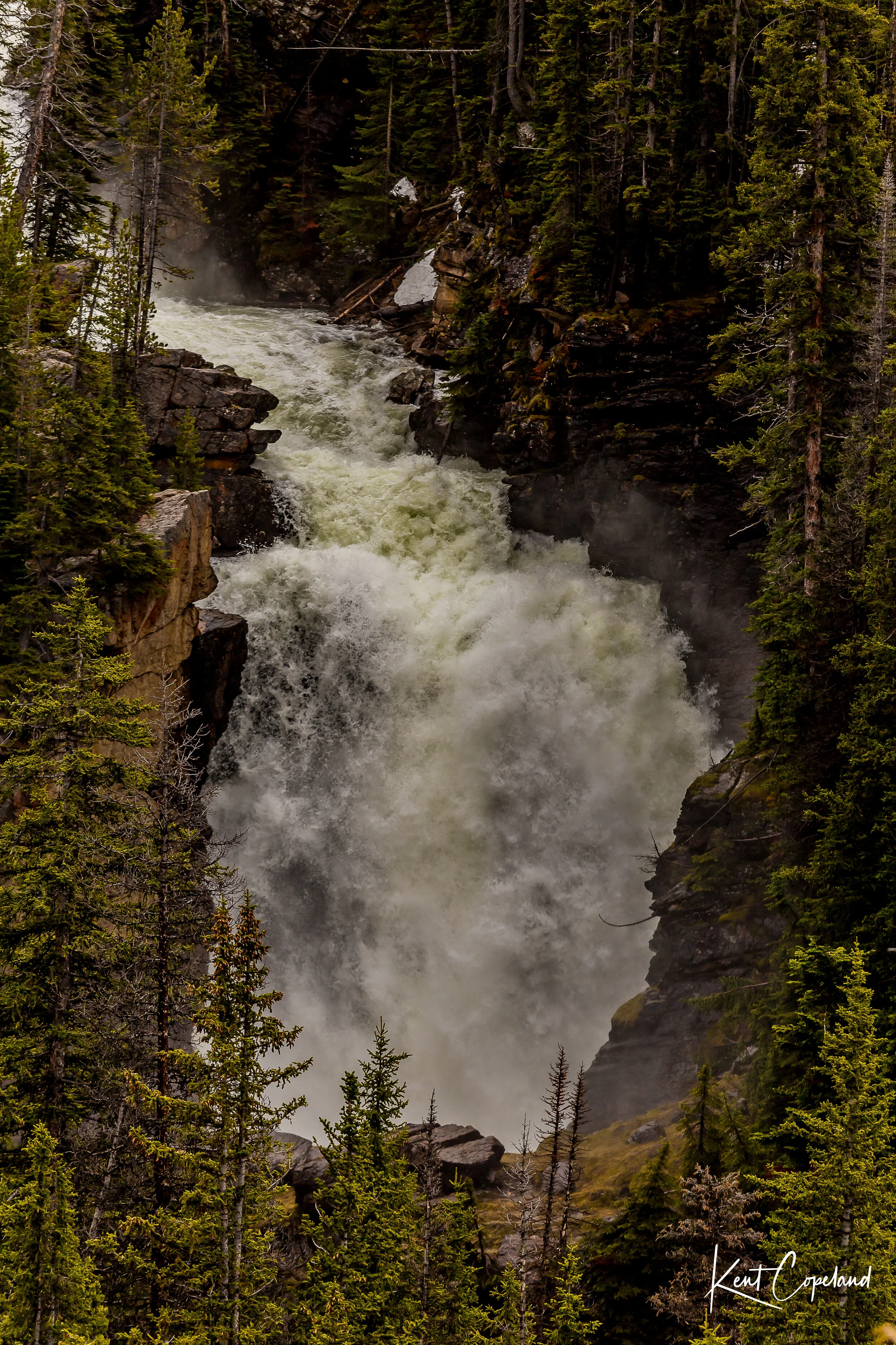 Beartooth Falls During Spring Run Off