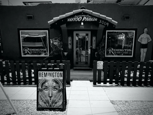 Remington Tattoo parlor at 3009 Myrtle Ave in North Park San Diego